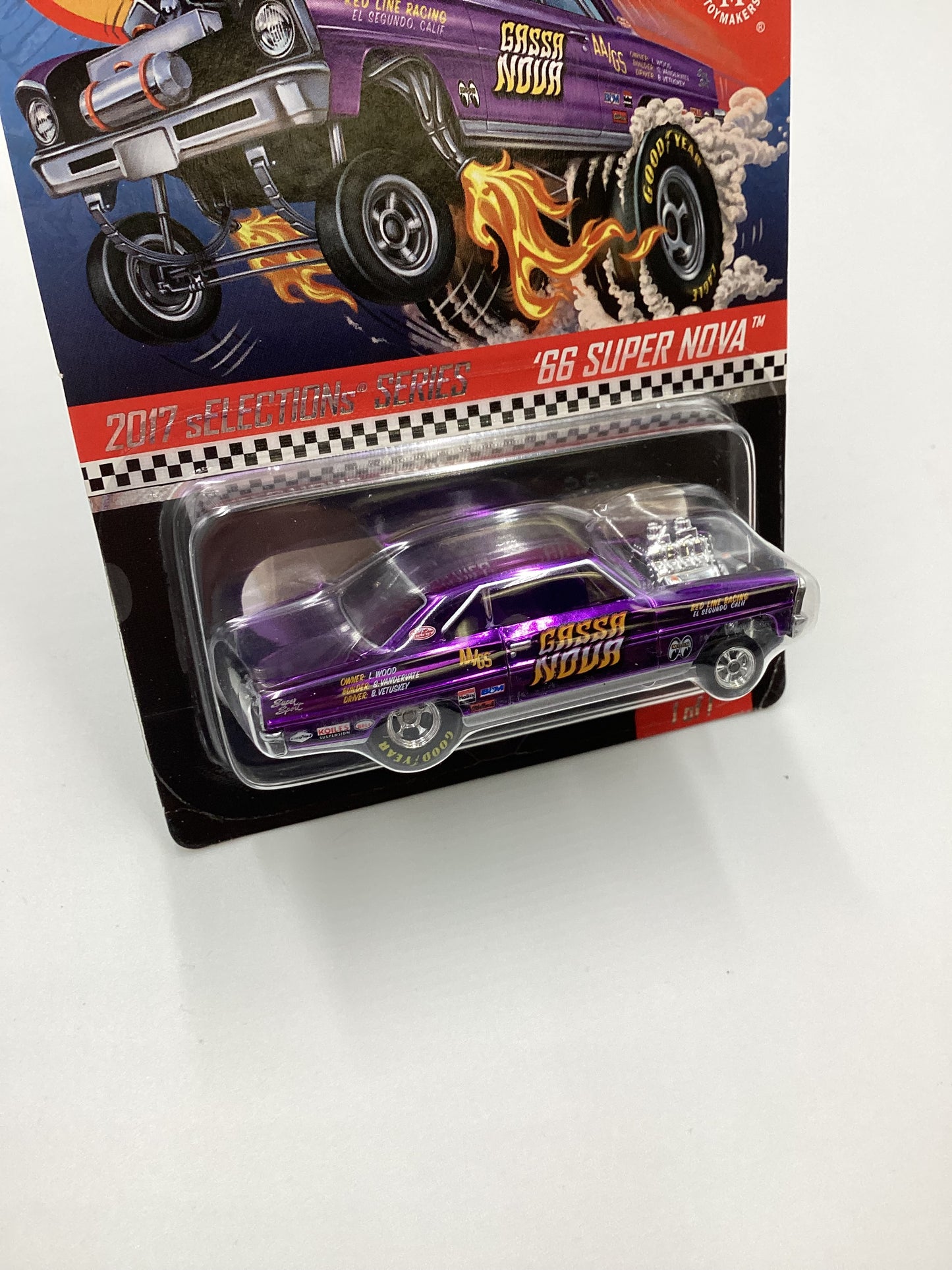 2017 Hot Wheels RLC sELECTIONs Series 66 Super Nova Purple 4512/11500 with protector