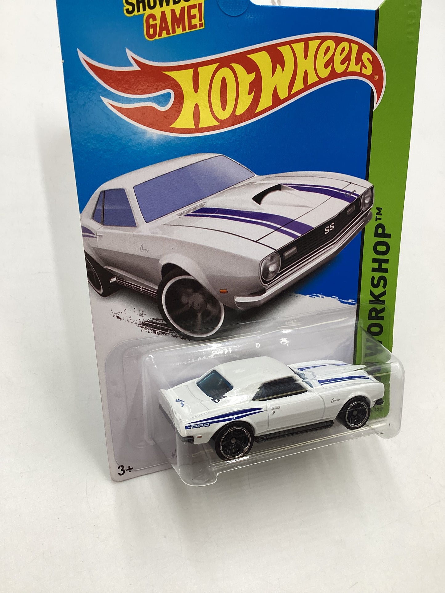 2014 Hot Wheels #224 68 Copo Camaro White 14B