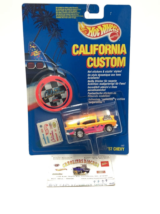 1989 Hot Wheels California Custom 57 Chevy real riders