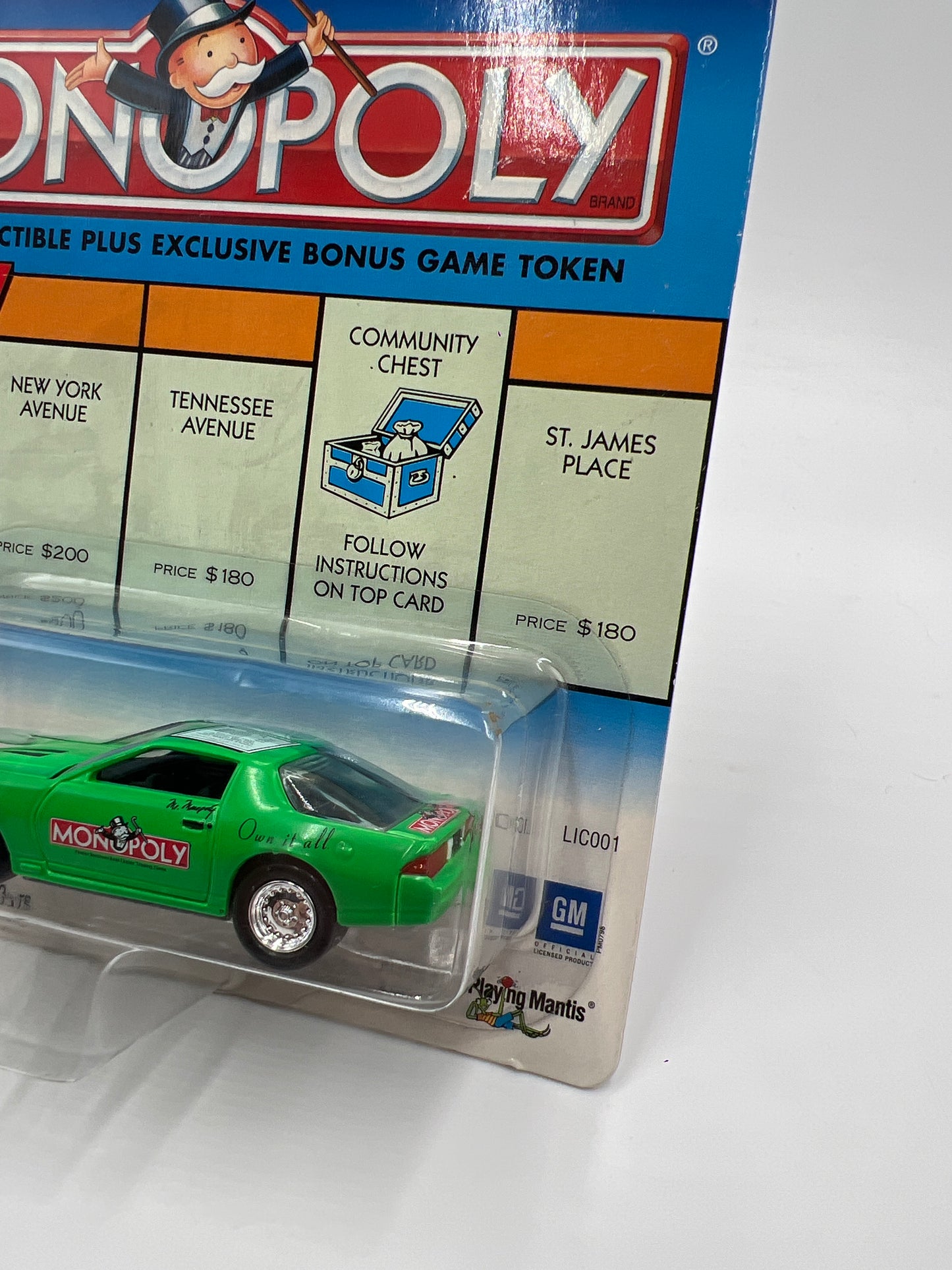 Johnny Lightning Monopoly 1982 Chevrolet Camaro Green 188E