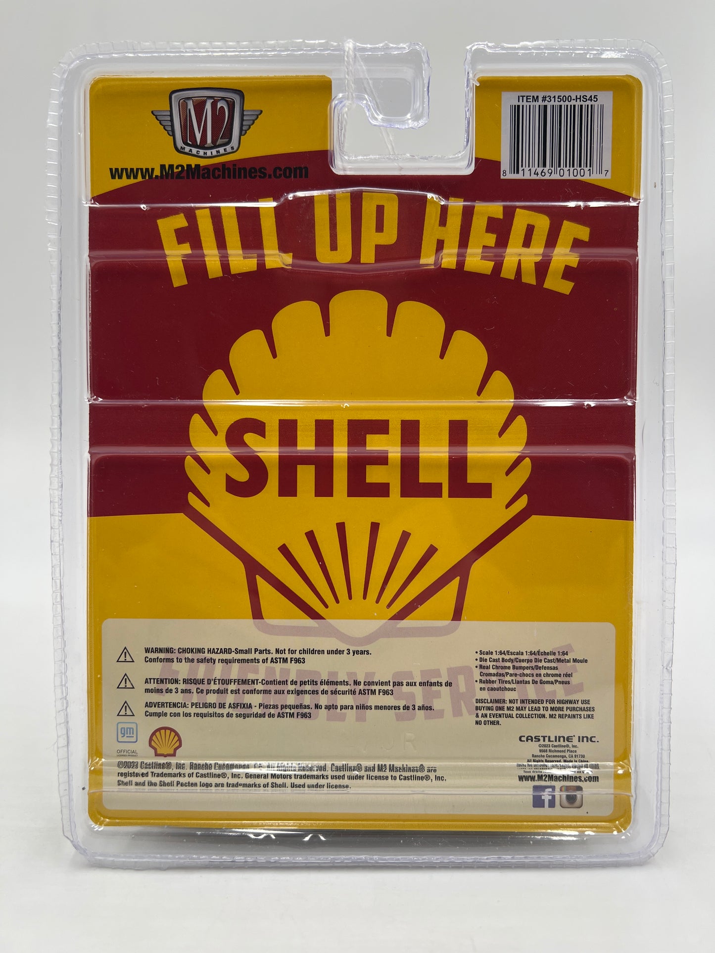 M2 Machines Hobby Exclusive CHASE Shell 1970 Chevrolet C60 Tow Truck Yellow HS45