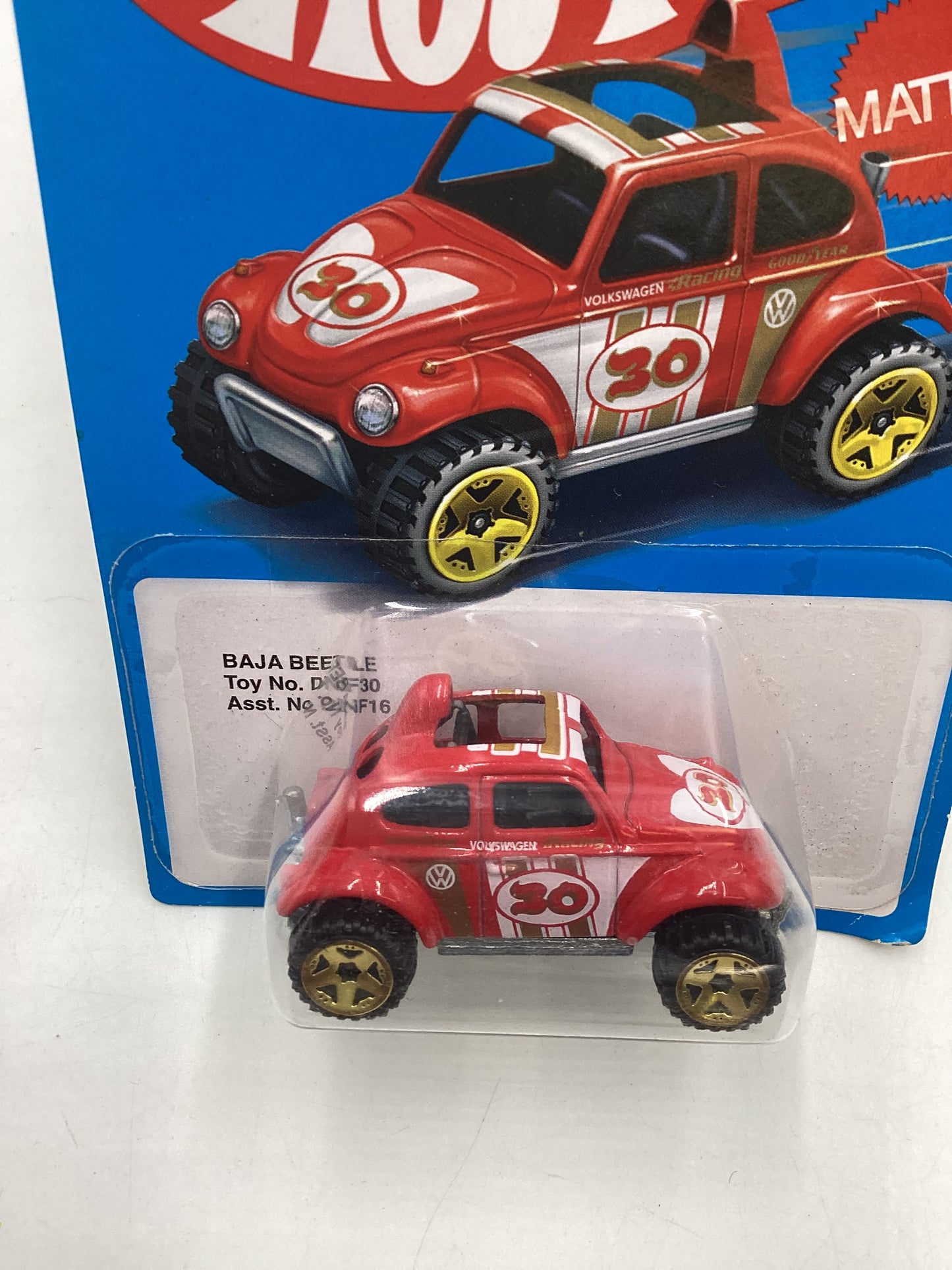 Hot Wheels Retro Style Series #DNF30 Baja Beetle Red 157D