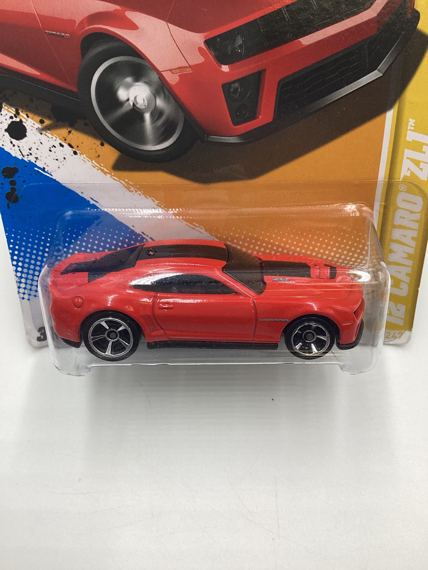 2012 Hot Wheels New Models #9 12 Camaro ZL1 Red 8D