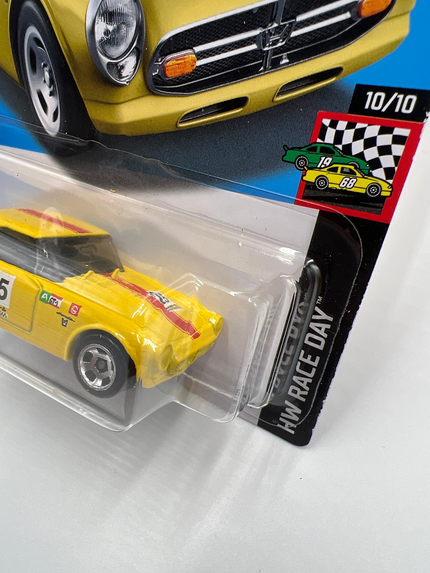 2024 Hot Wheels Q Case #209 Honda S800 Racing Yellow 77H