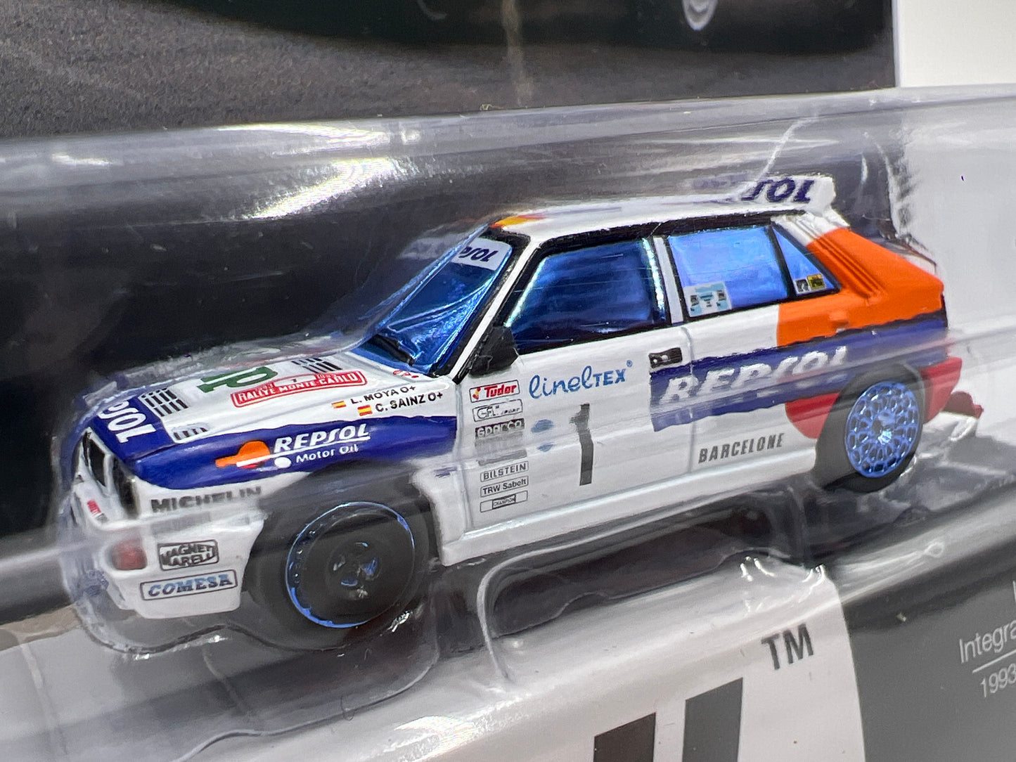 Mini GT #1131 CHASE Lancia Delta HF Integrale Evoluzione #1 1993 Rallye Monte-Carlo