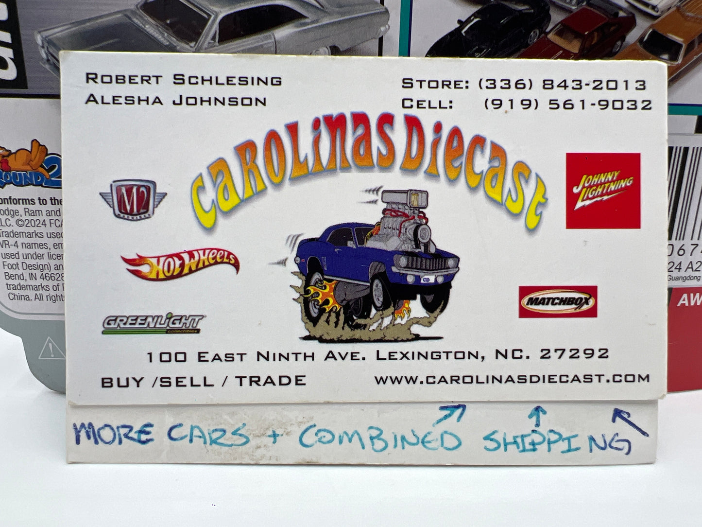 Auto World Modern Muscle #5 Release 1 Version A 2023 Dodge Challenger Hellcat Redeye Black Ghost Edition 182G