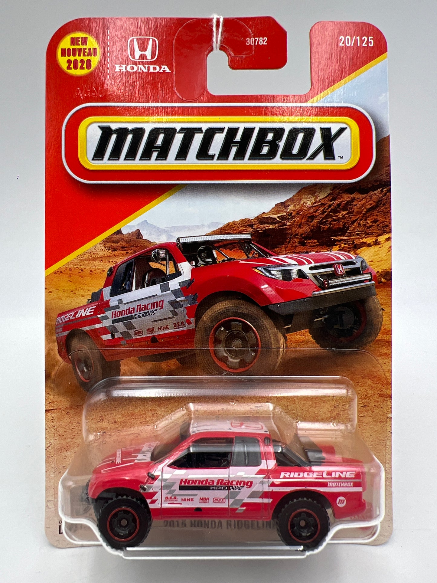 2026 Matchbox #20 2015 Honda Ridgeline Red 205F