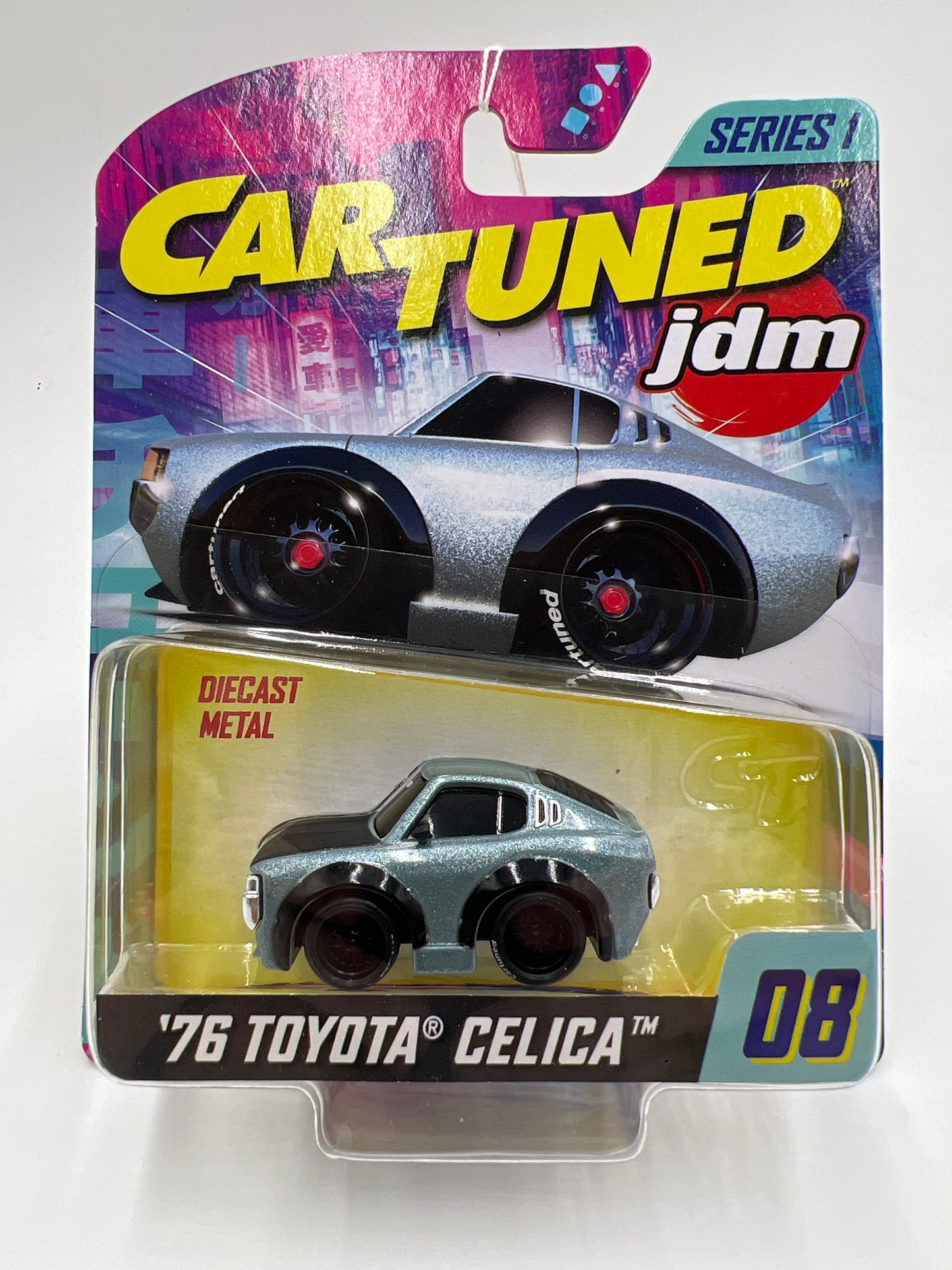 2025 MGA Car Tuned JDM Series 1 #8 76 Toyota Celica Silver