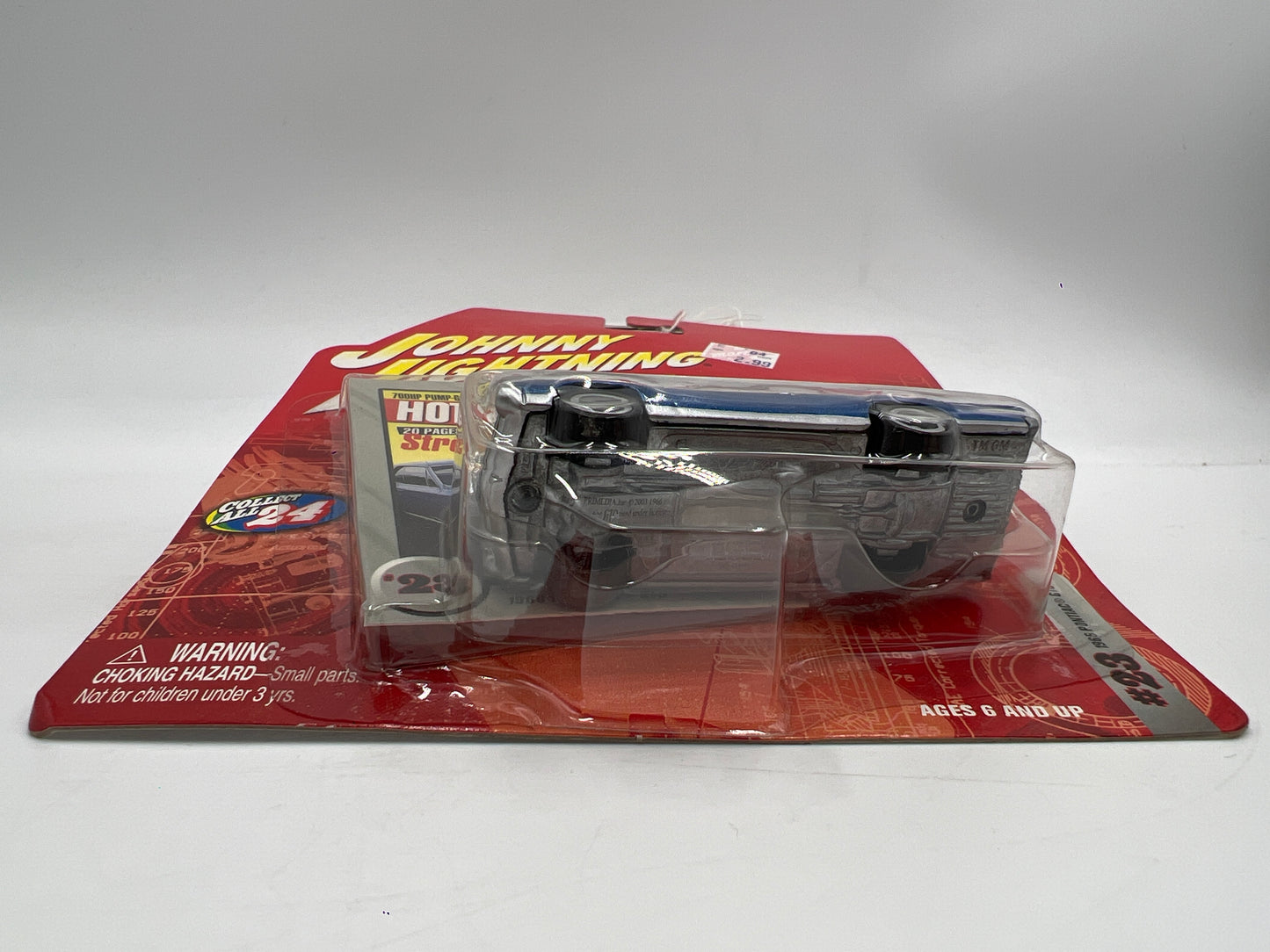 Johnny Lightning Hot Rod Magazine #23 1966 Pontiac GTO Blue