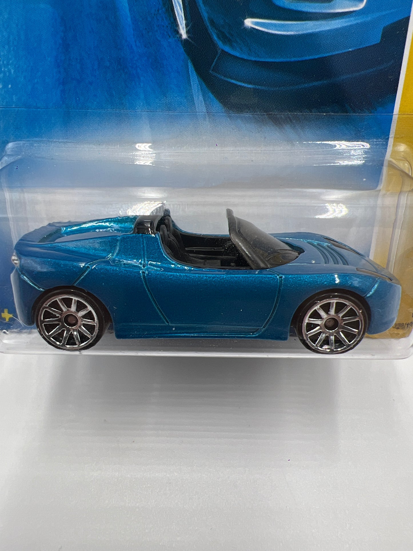 2008 Hot Wheels New Models #26 2008 Tesla Roadster Blue 48D