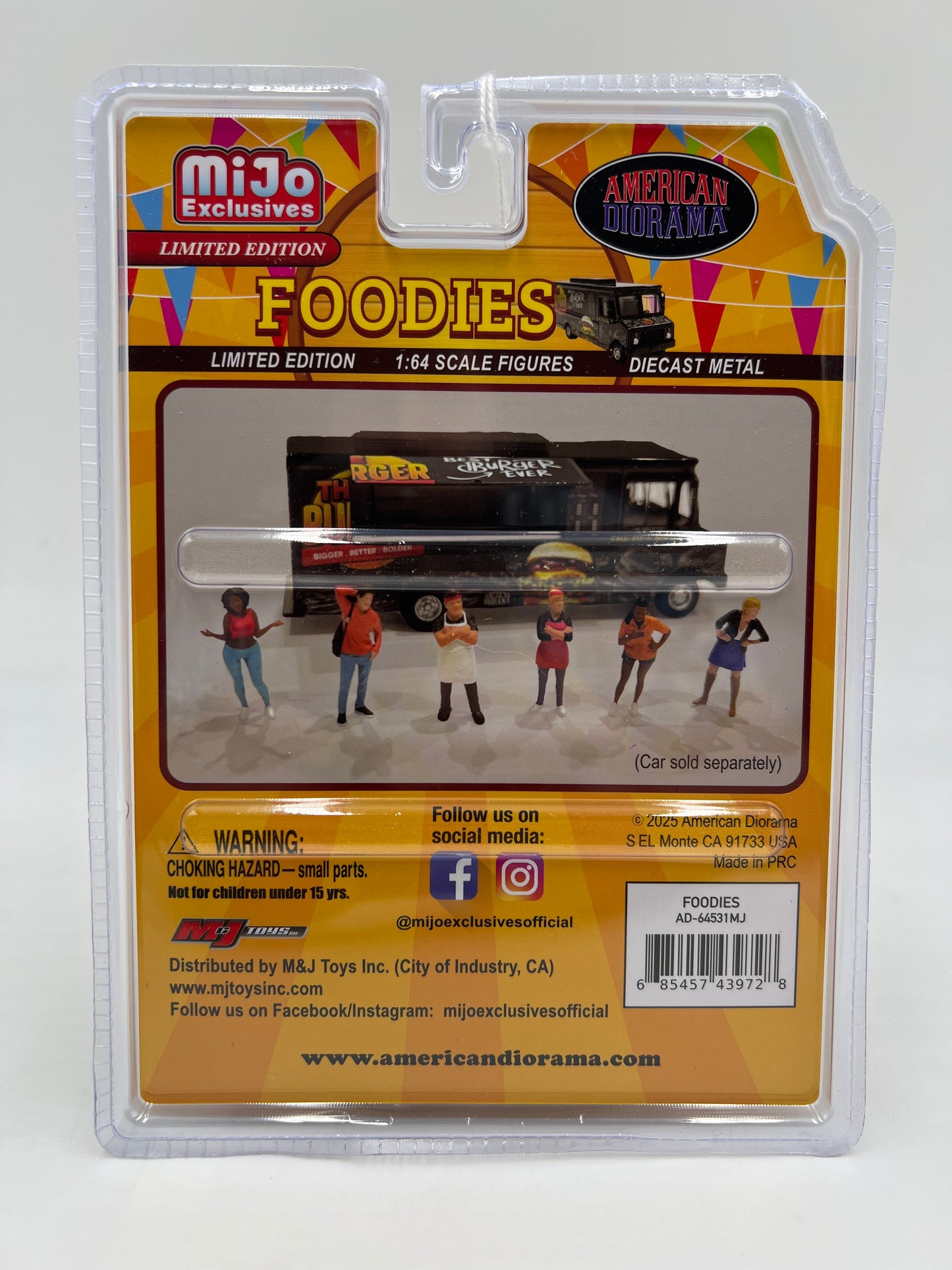 American Diorama MiJo Exclusives 1:64 Scale Figures Foodies 175D