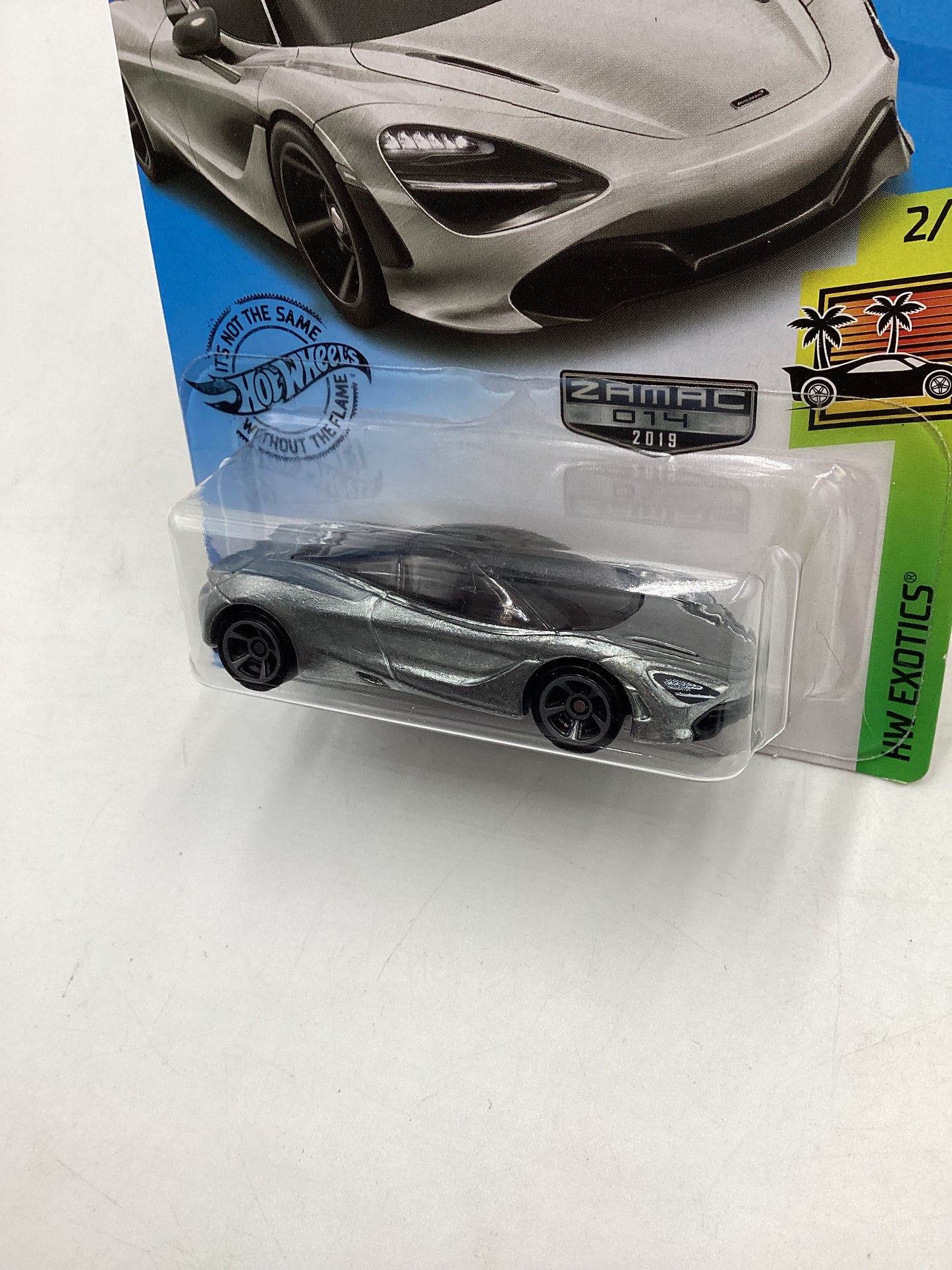 2019 Hot wheels#221  McLaren 720S Zamac #14 147G