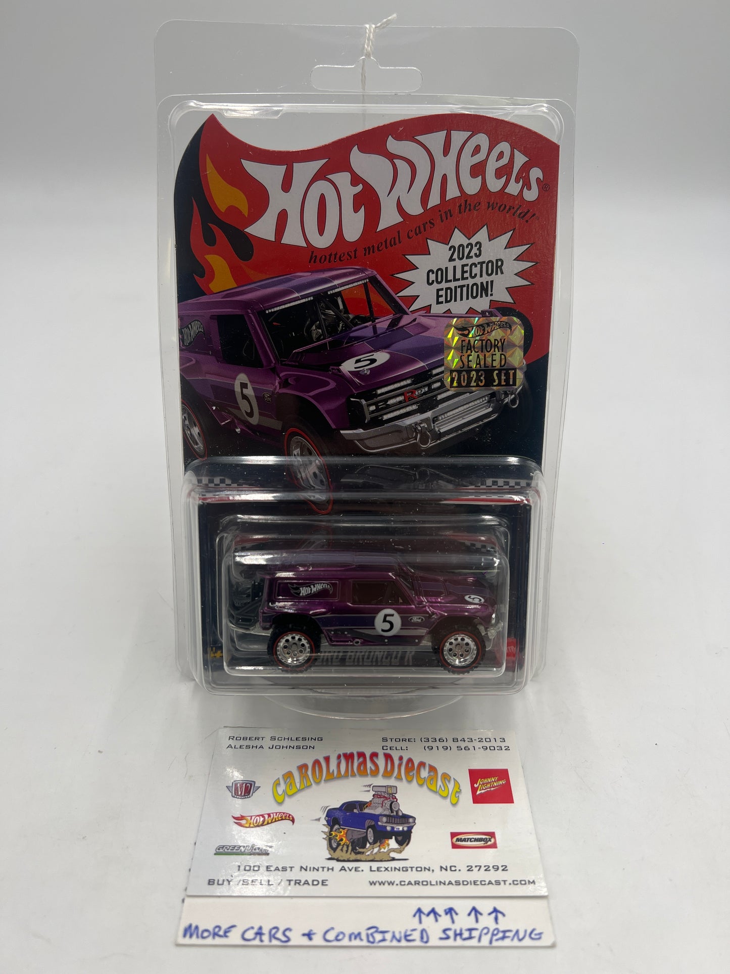 2023 Hot Wheels Kroger Mail in 1/1250 Ford Bronco R Factory Sealed W/ Protector