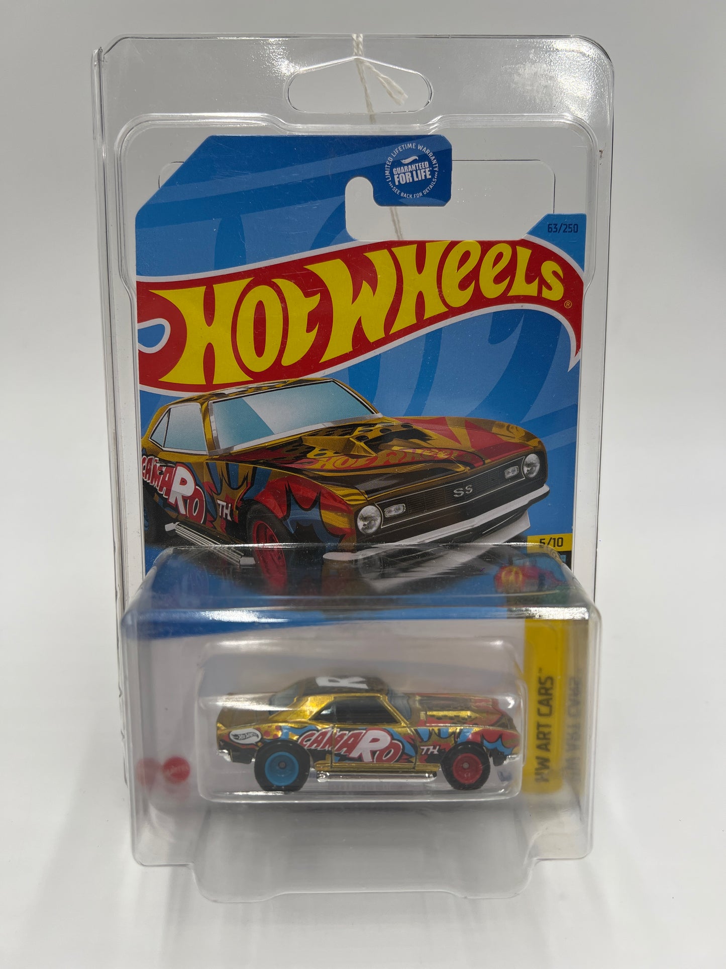 2023 Hot Wheels Super Treasure Hunt #63 68 Copo Camaro Gold W/Protector