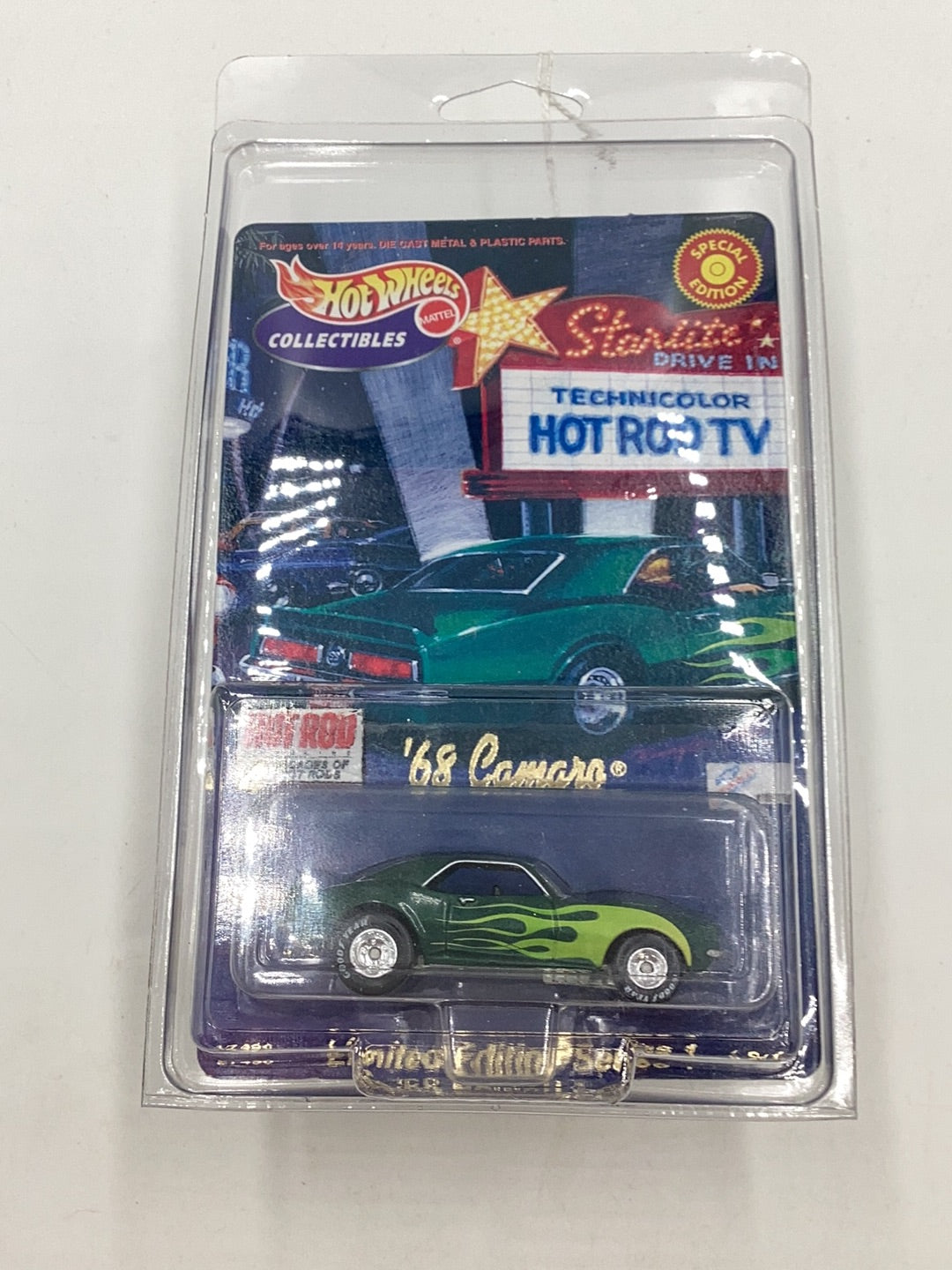 Hot Wheels Hot Rod TV 68 Camaro with protector