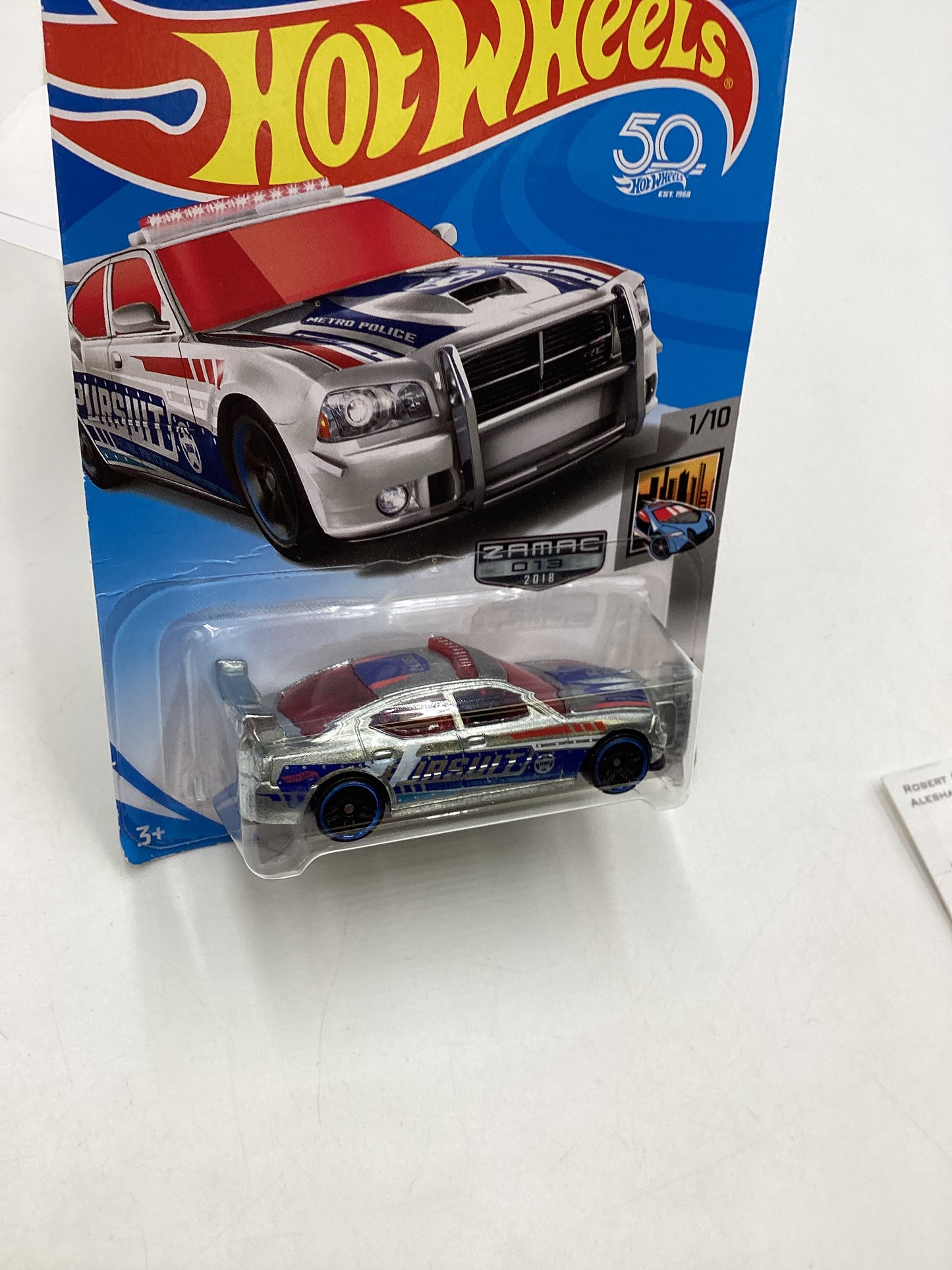 2018 Hot wheels Zamac Dodge Charger Drift (Bad Card)