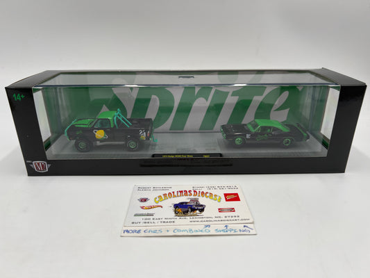 2025 M2 Machines Auto Haulers CHASE Sprite 1974 Dodge W200 Power Wagon & 1970 Dodge Super Bee Hemi TW37