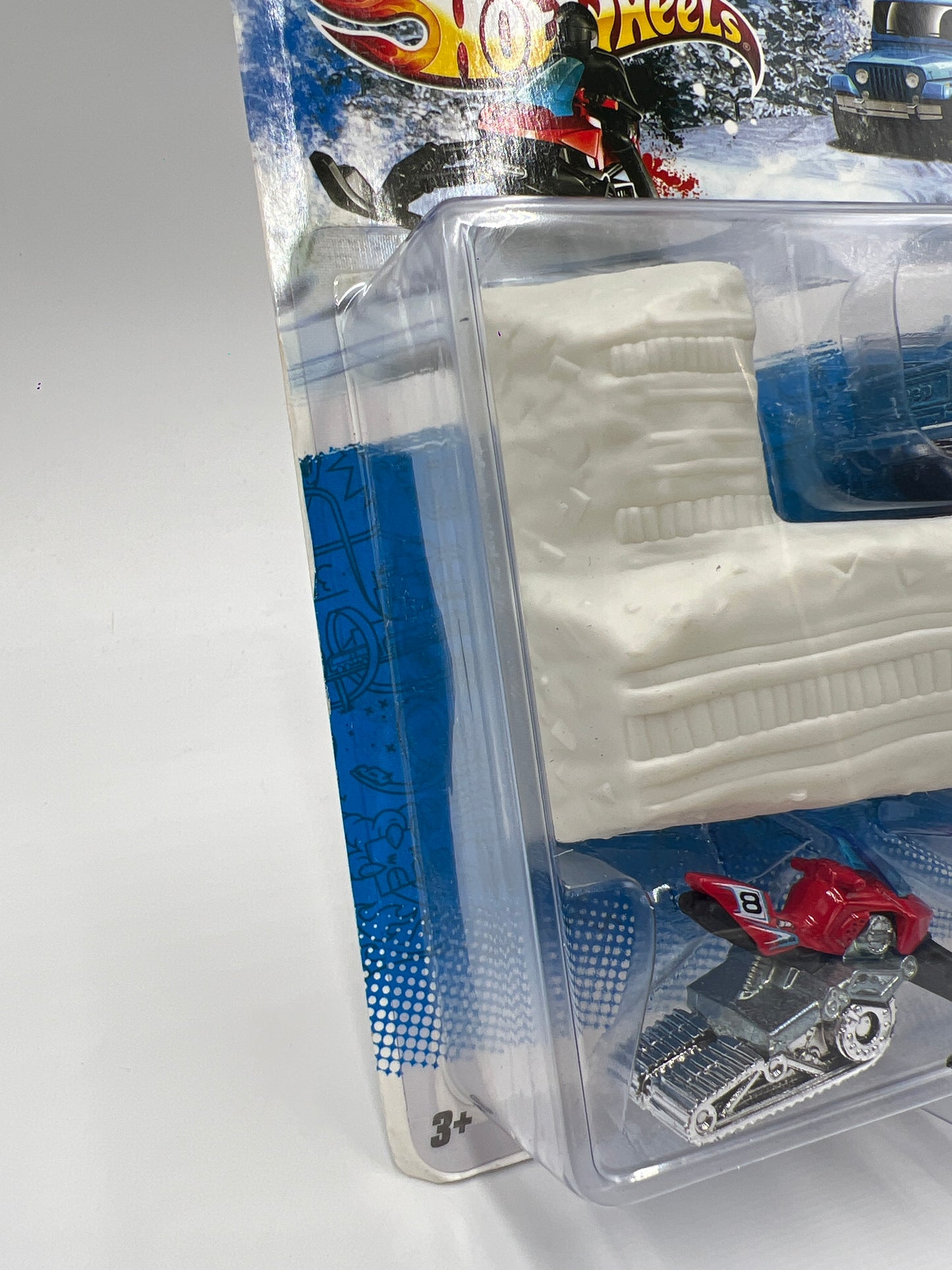 2011 Hot Wheels Racing Kits #1 Snow Race Jeep Scrambler / Snowmobile SR