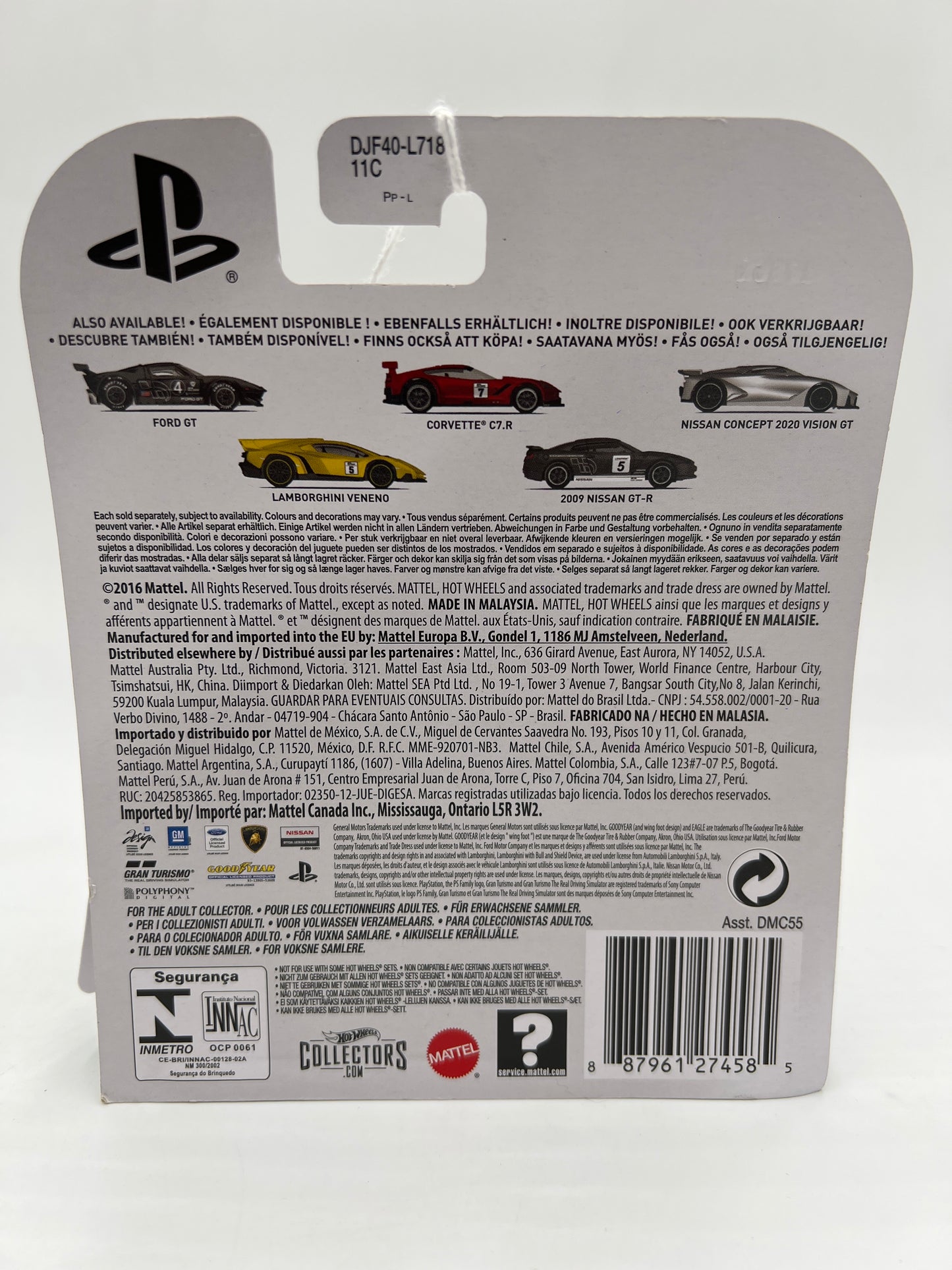 Hot Wheels Retro Entertainment Gran Turismo #5 2009 Nissan GT-R Black