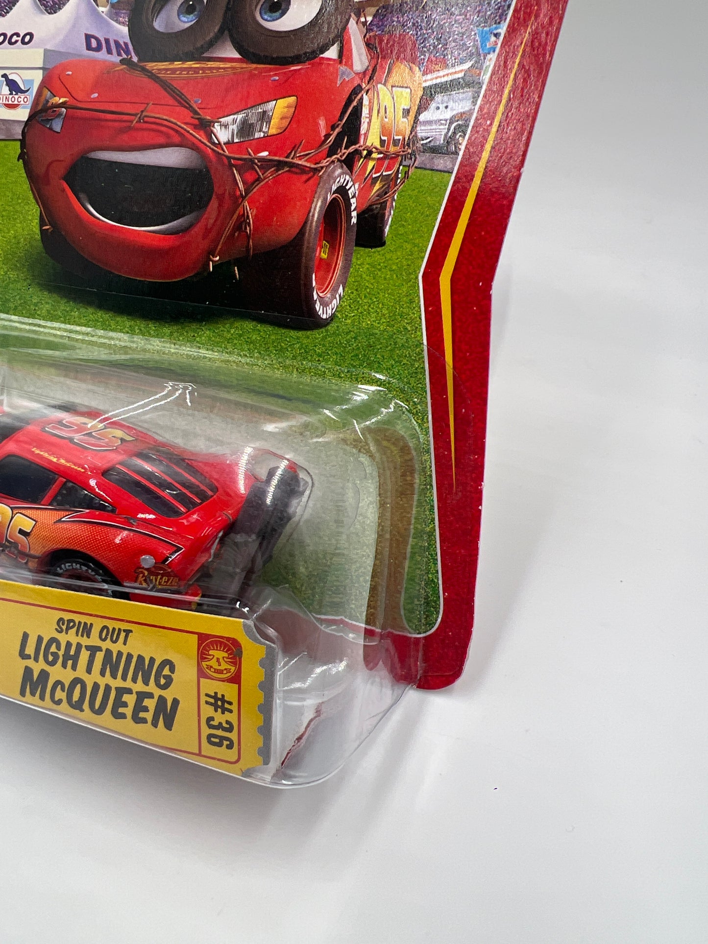 Disney Pixar Cars Race O Rama #36 Spin Out McQueen