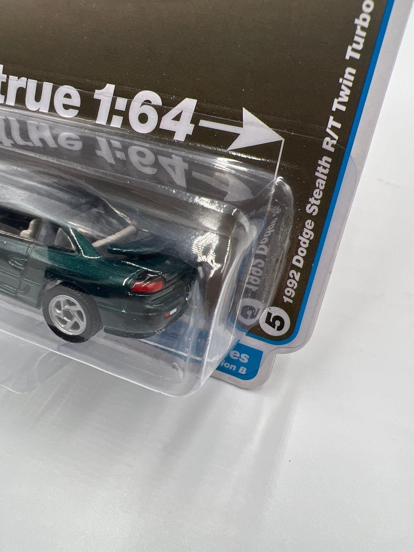 Auto World Modern Muscle Release 1 Version B 1992 Dodge Stealth R/T Twin Turbo Emerald Green 184B