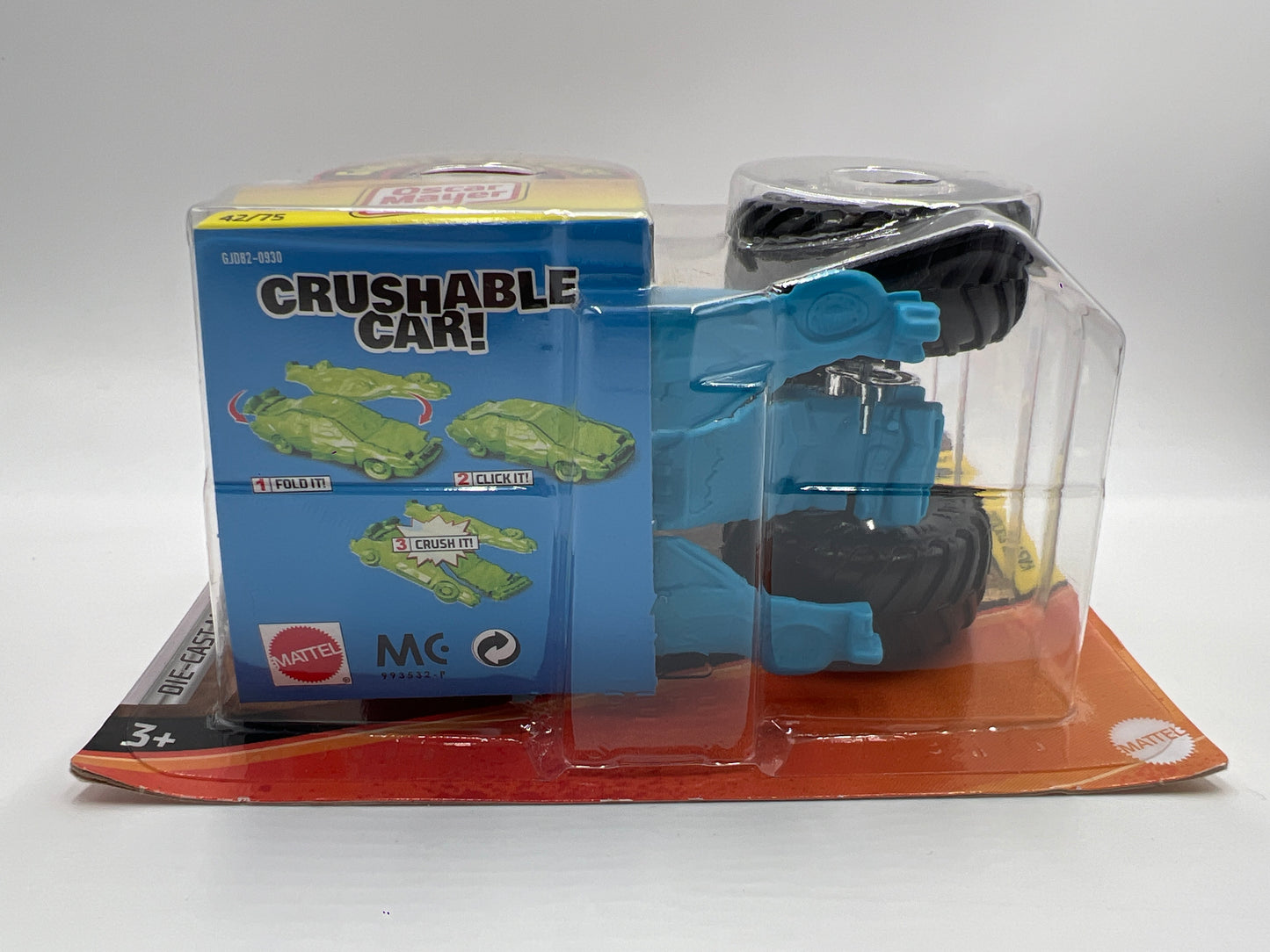 2020 Hot Wheels Monster Trucks Fast Foodie #42 Oscar Mayer Weinermobile 124B