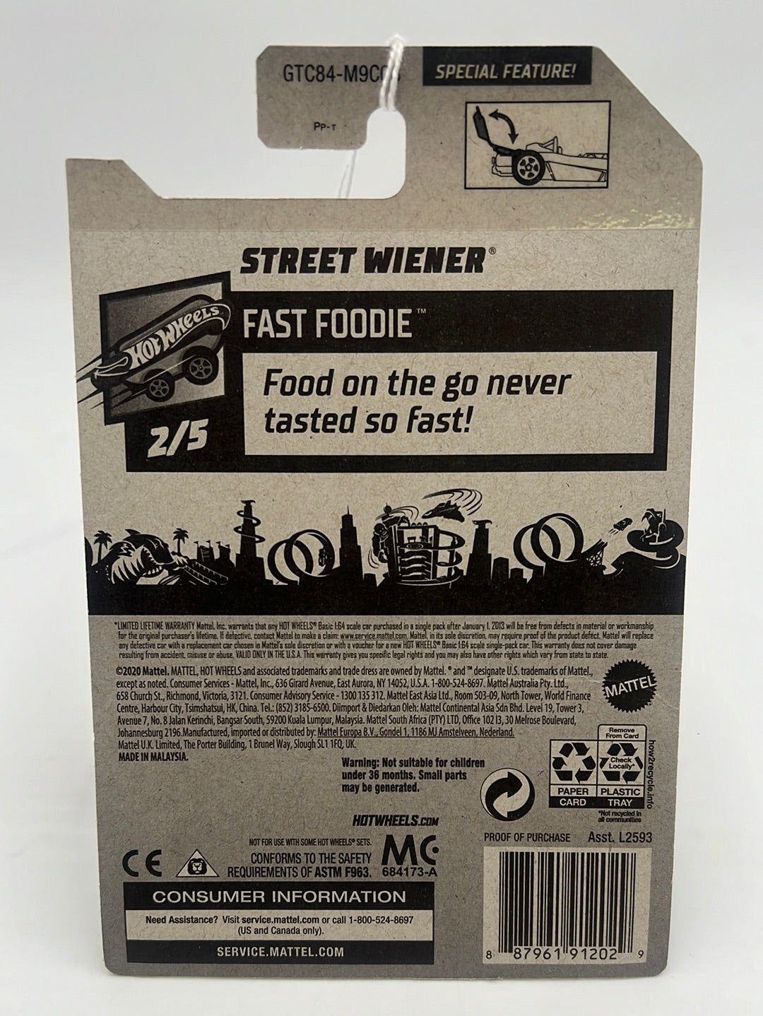 Hot Wheels 2021 Treasure Hunt Street Wiener #41 277M