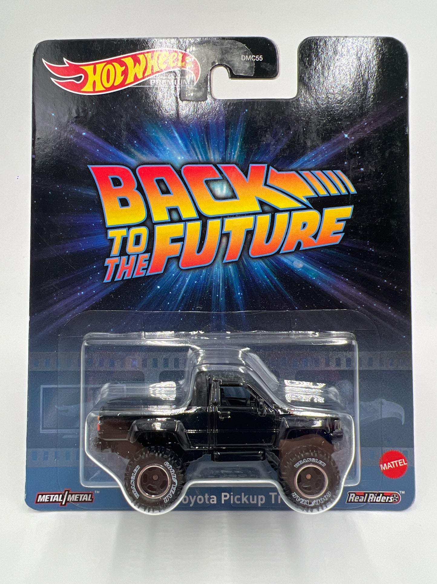 Hot Wheels Premium Back To The Future BTTF 1987 Toyota Pickup Truck Black W/Protector 1