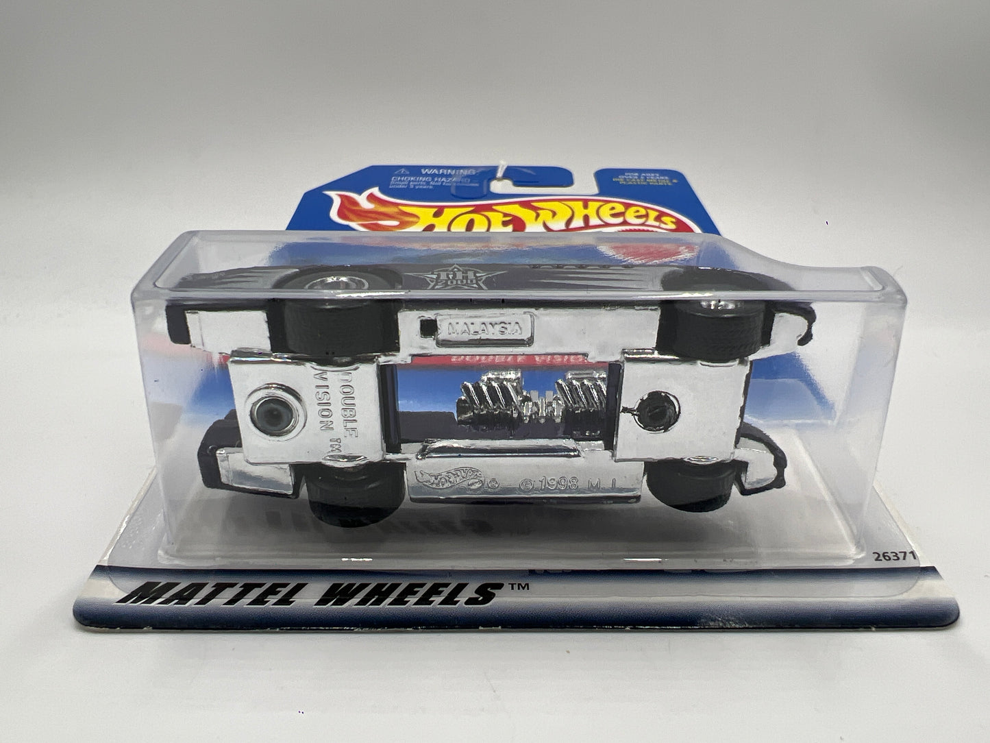 2000 Hot Wheels Treasure Hunt Real Riders #49 Double Vision Purple 275E