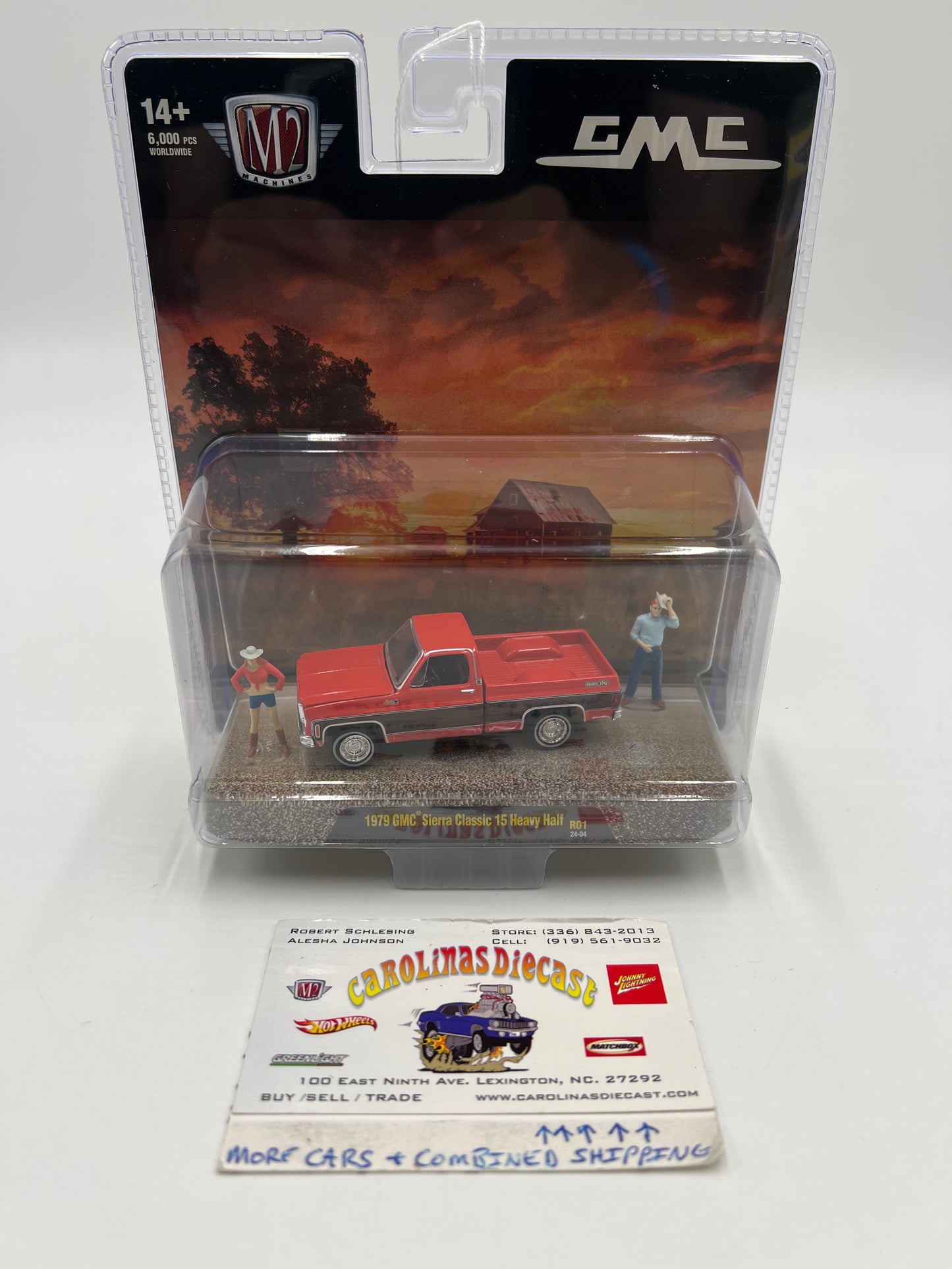 2024 M2 Machines Diorama 1979 GMC Sierra Classic 15 Heavy Half R01 198E