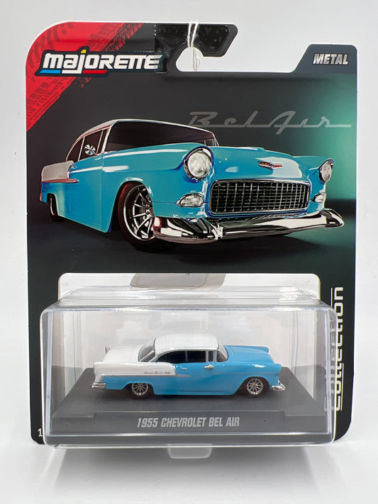 2025 Majorette Metal Collection Series 1995 Chevrolet Bel Air Blue/White 112G
