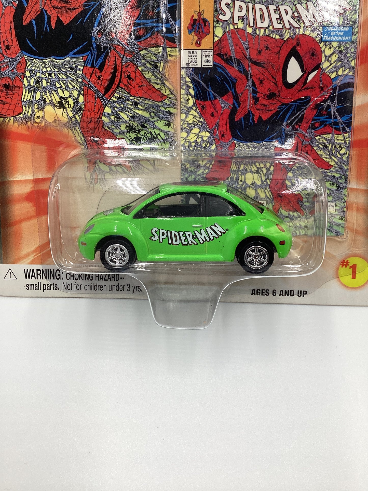 Johnny Lightning Marvel Spider-Man #1 98 VW Beetle Green 232A