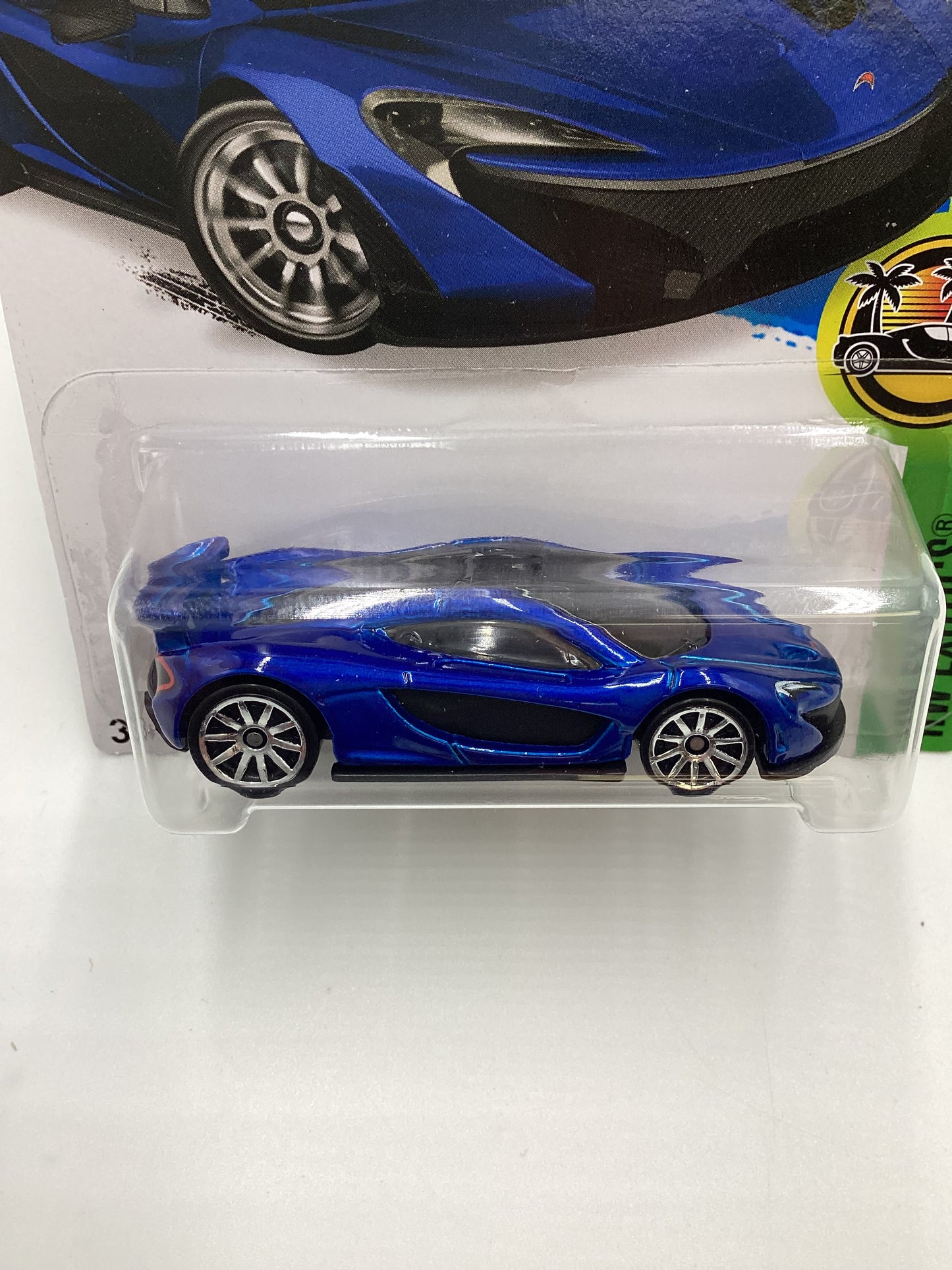 2016 Hot Wheels  #71 McLaren P1 Blue 103A