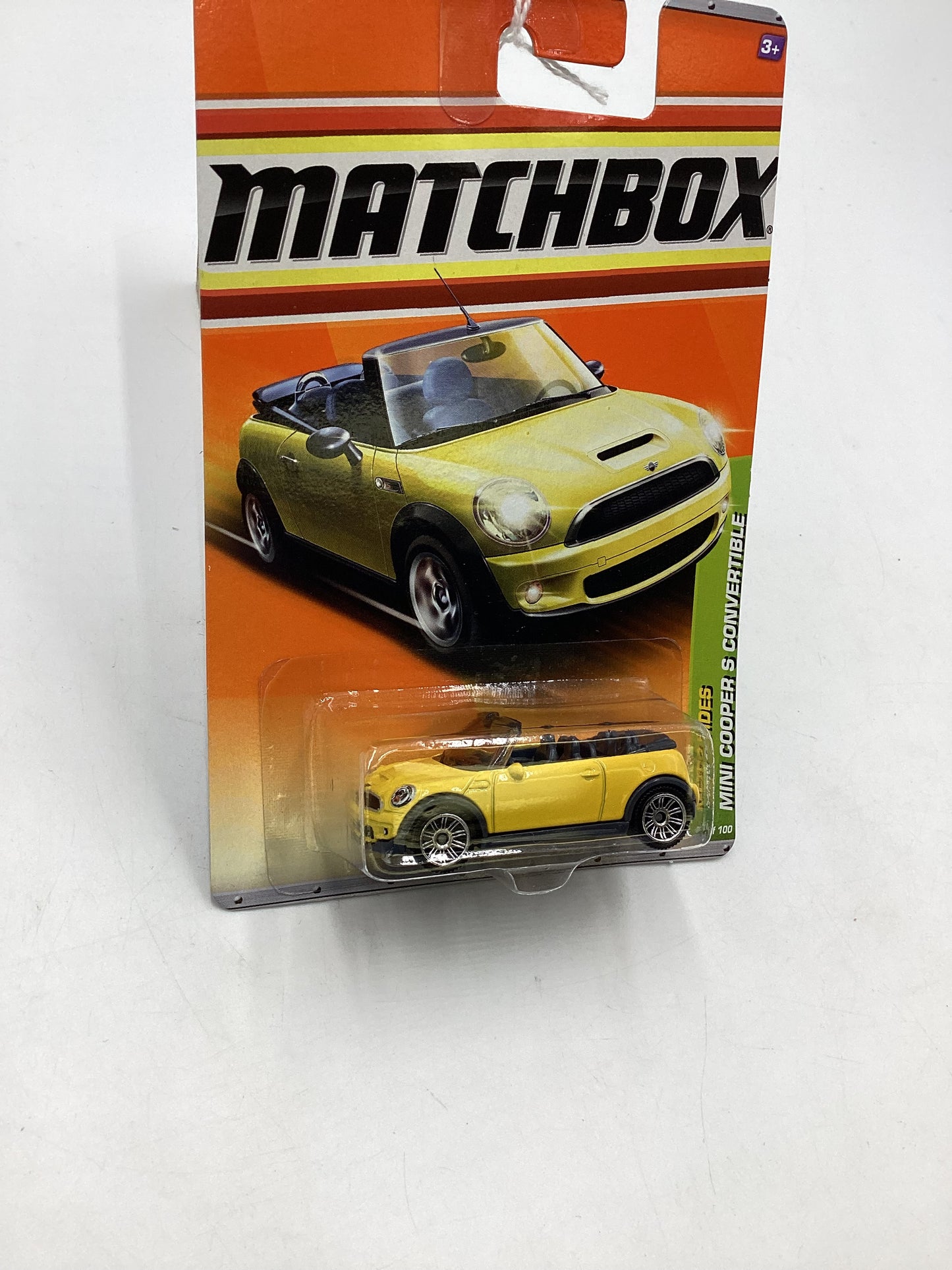 2011 Matchbox #28 Retro Rides Mini Cooper Convertible Yellow 64C