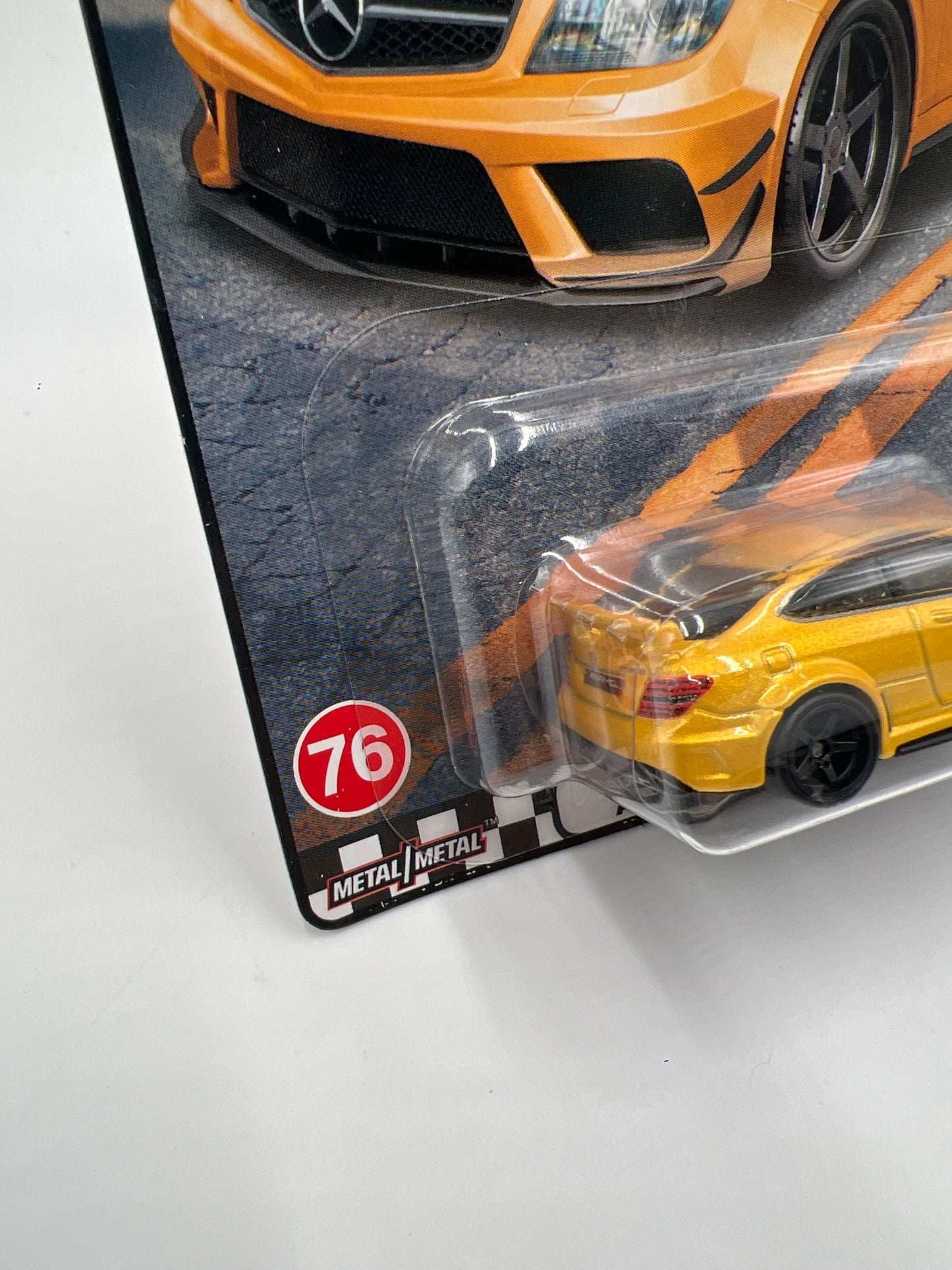 Hot Wheels Premium Boulevard #76 12 Mercedes-Benz C 63 AMG Coupe Black Series Yellow