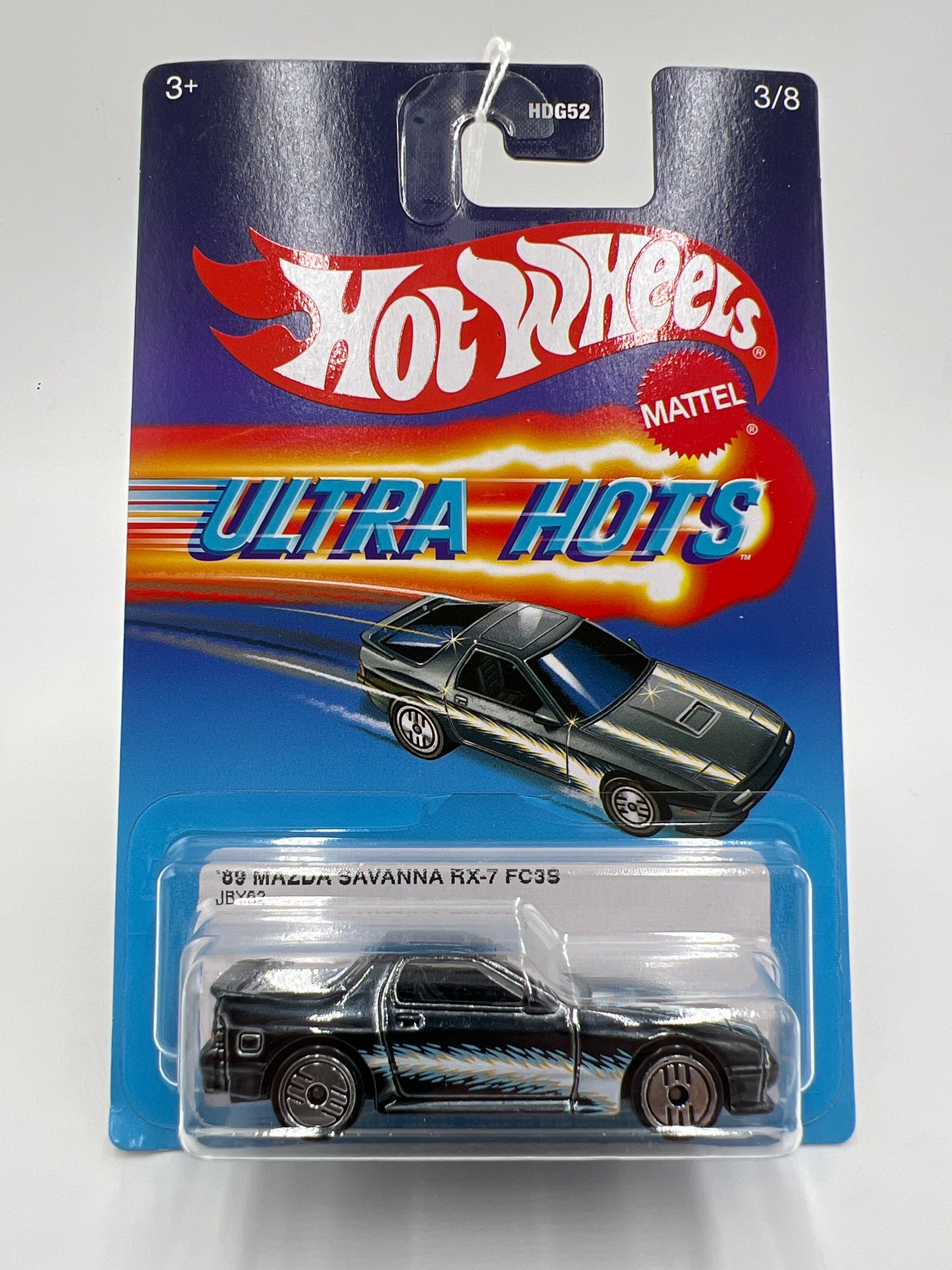 2025 Hot Wheels Target Ultra Hots #3 89 Mazda Savanna RX-7 FC3S Black 154E
