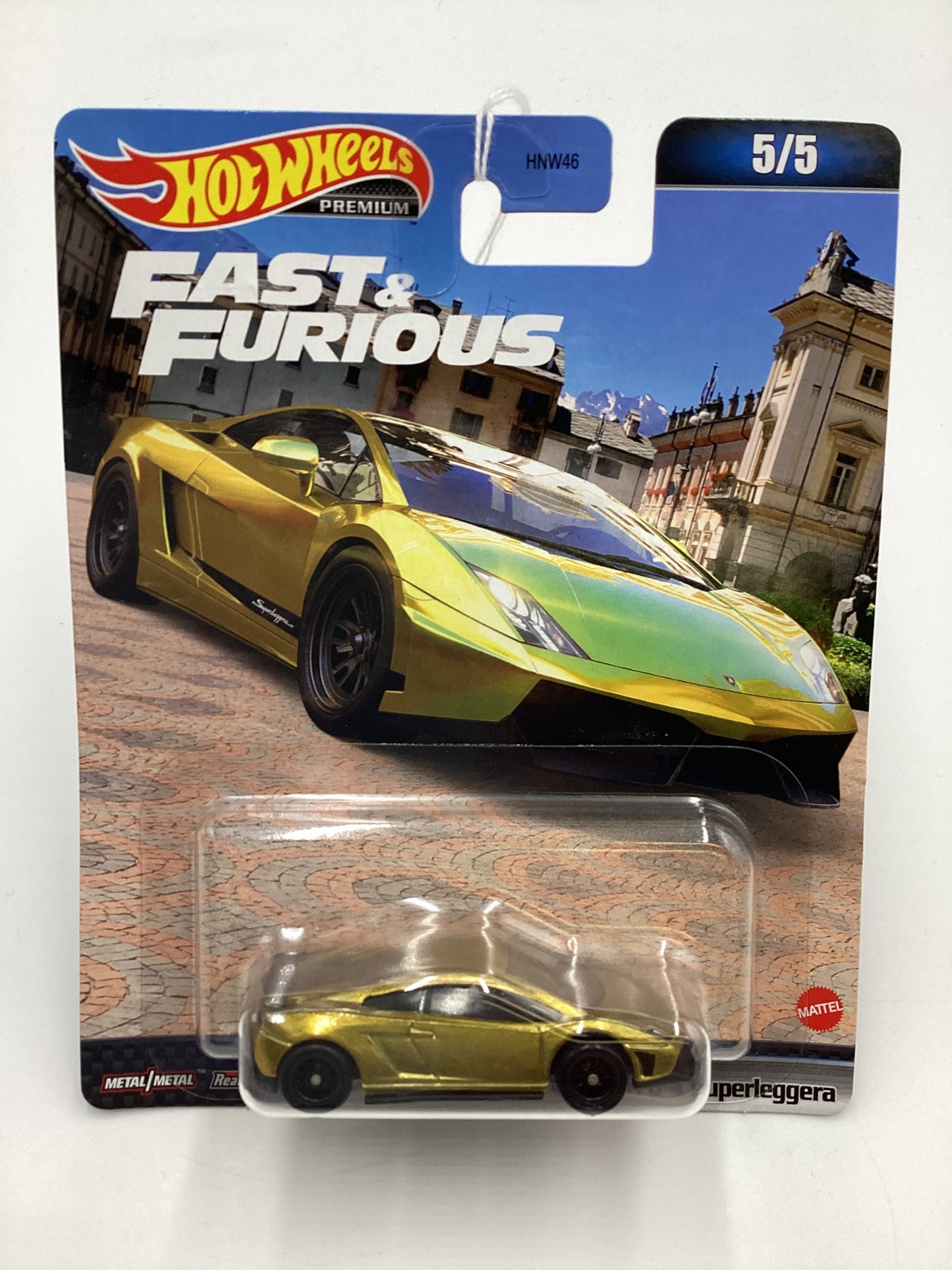 2023 Hot Wheels Fast and Furious #5 Lamborghini Gallardo LP 570-4 Superleggera Gold 247B