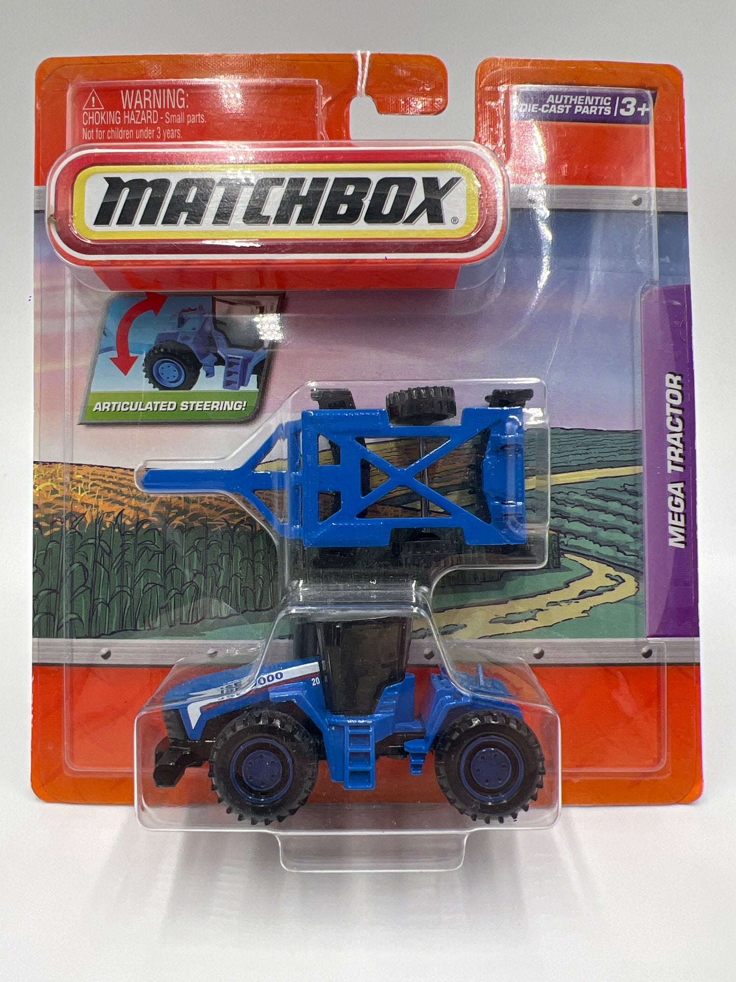 Matchbox Real Working Rigs Mega Tractor Blue (SR)