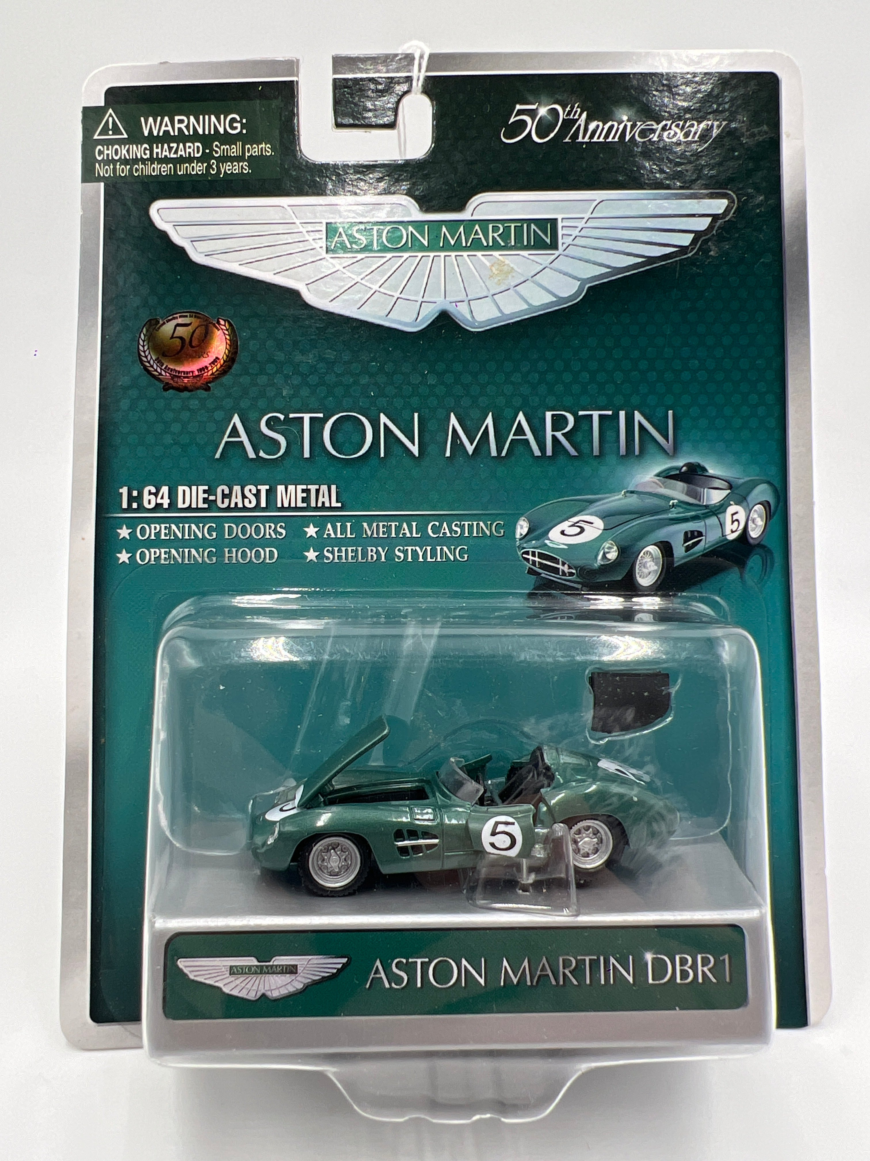 希少！Shelby Collectibles Aston Martin DBR1 Shelby Collectibles 50th Anniversary Aston Martin DBR1 Green