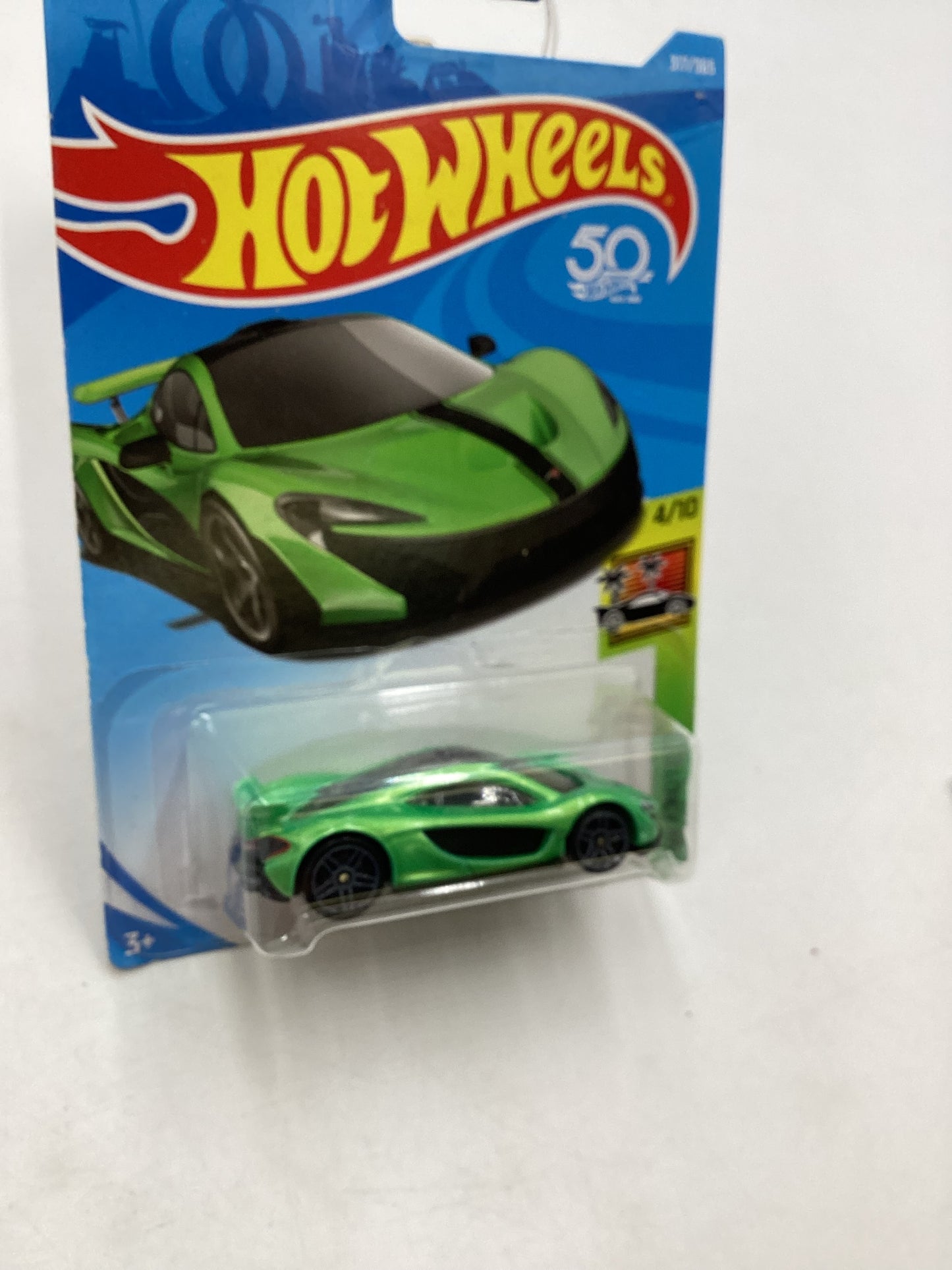 2018 Hot Wheels #317 McLaren P1 Green 103G