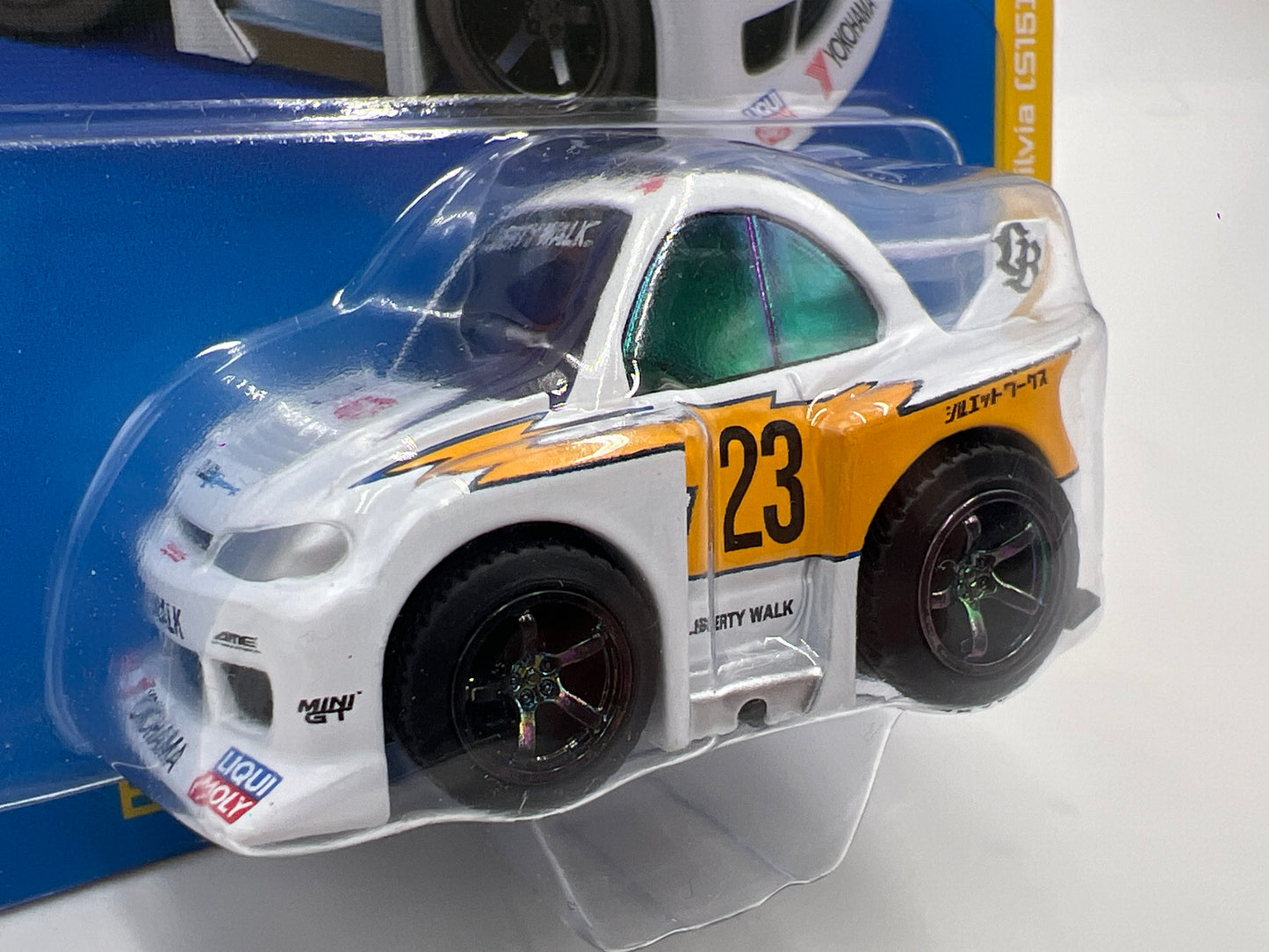 Mini GT Qube Carz CHASE 1/500 Liberty Walk #5 Nissan Silvia S15 LB-Super Silhouette Liberty Walk Presentation