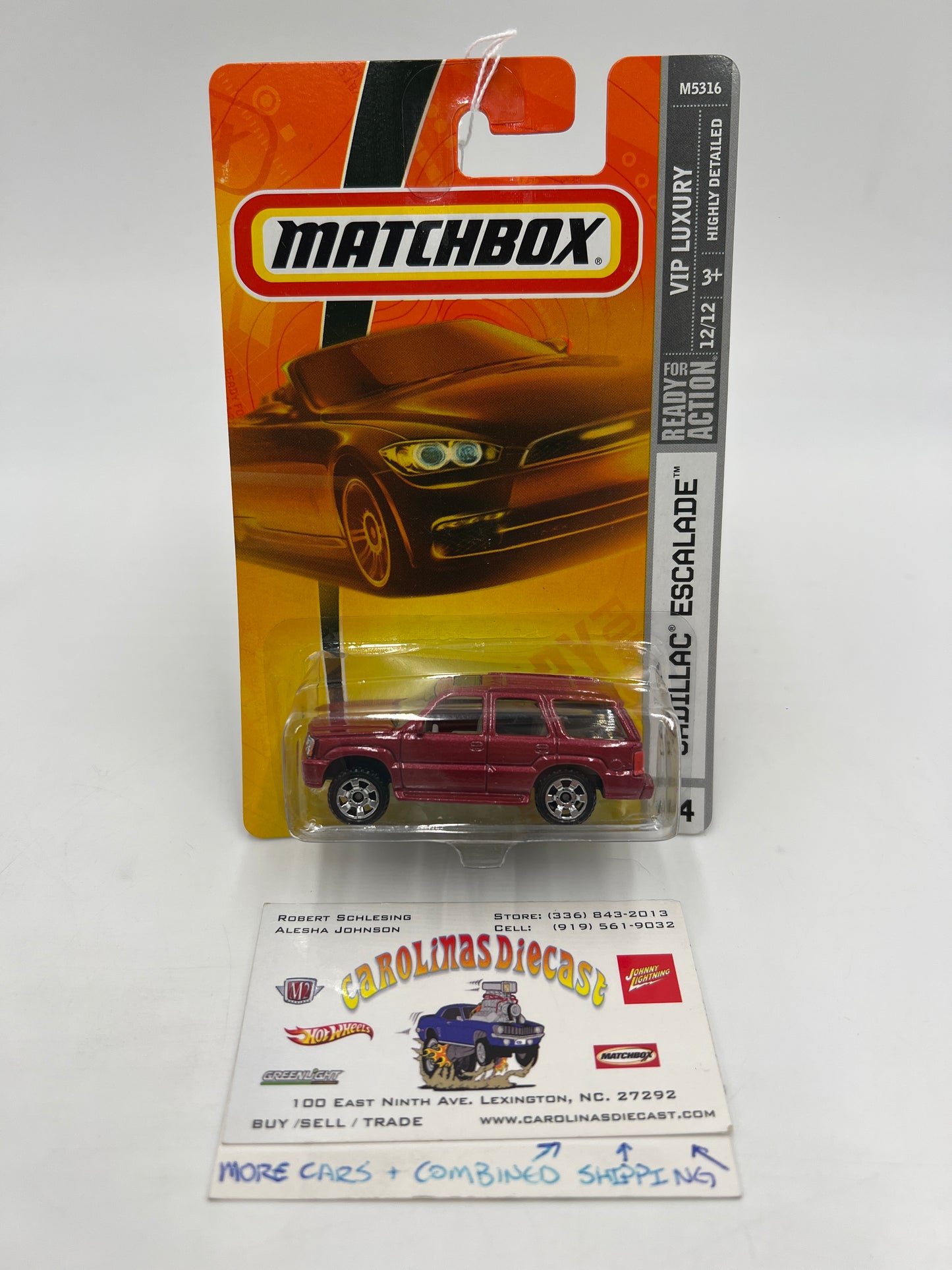Matchbox VIP Luxury #44 Cadillac Escalade Red Bad Blister 208B