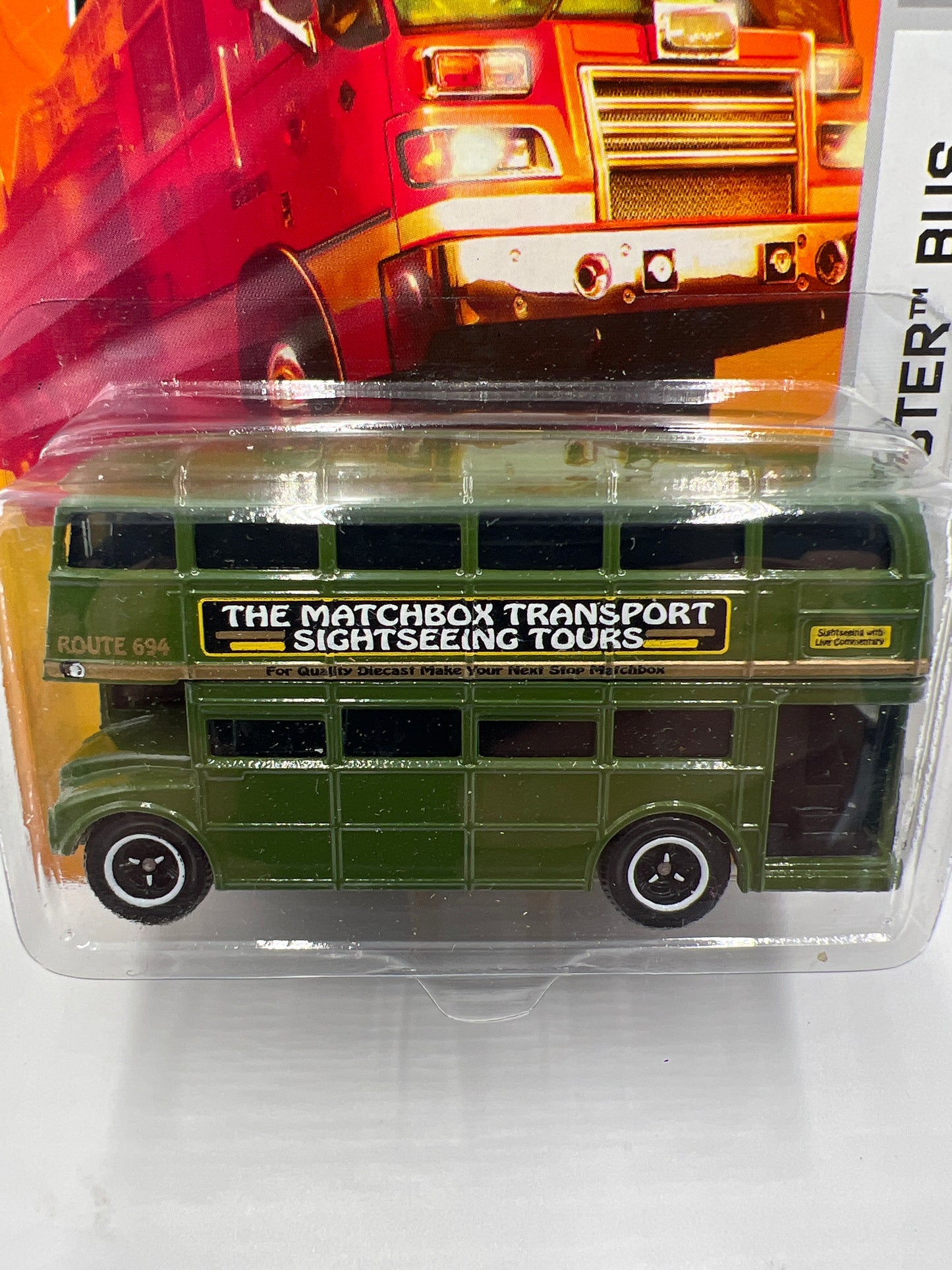 Matchbox #52 City Action Routemaster Bus Green 206G