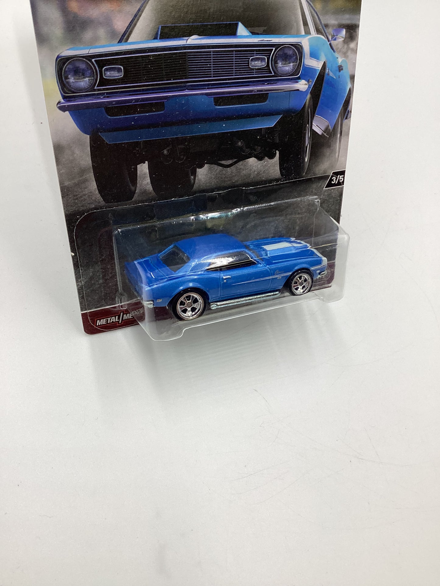 2017 HotWheels Car Culture Redliners #3 68 Copo Camaro Blue 245L