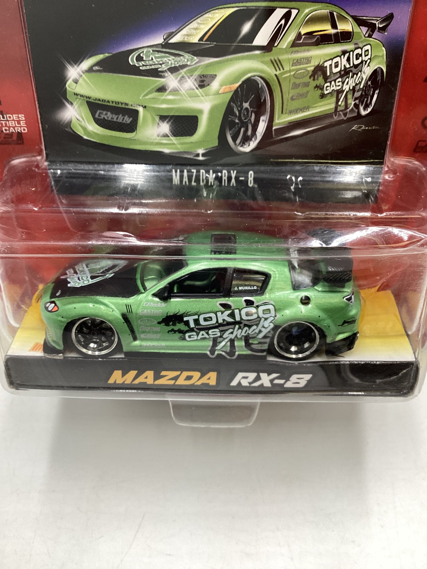 Jada Toys Import Racer #018 Mazda RX-8 Green 222D