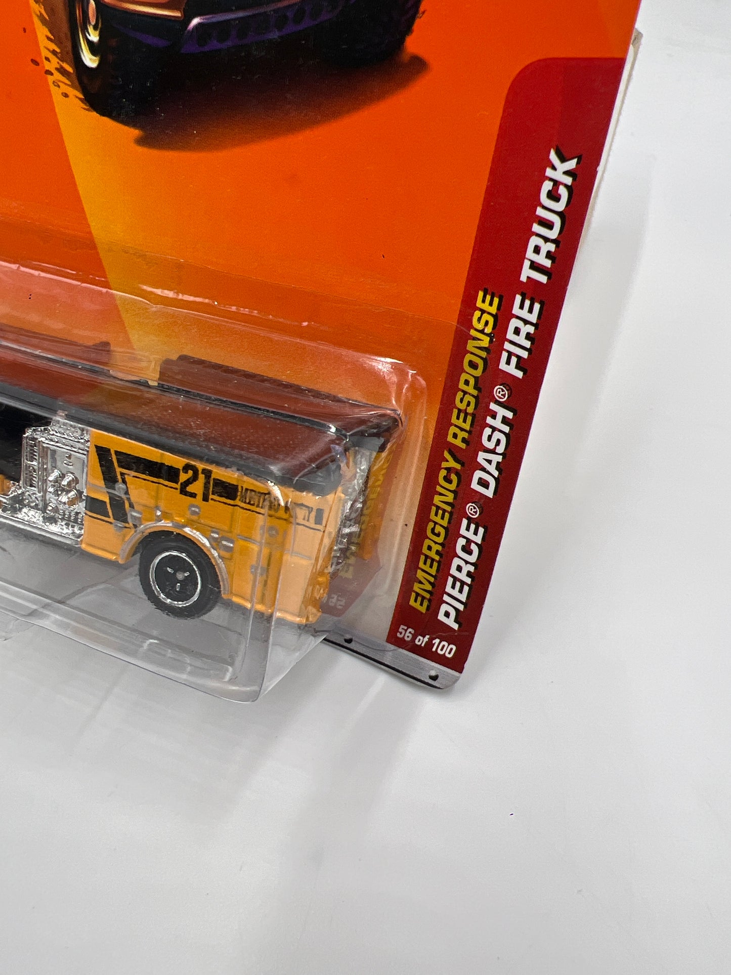 Matchbox Emergency Response #56 Pierce Dash Fire Truck Yellow/Black 216J