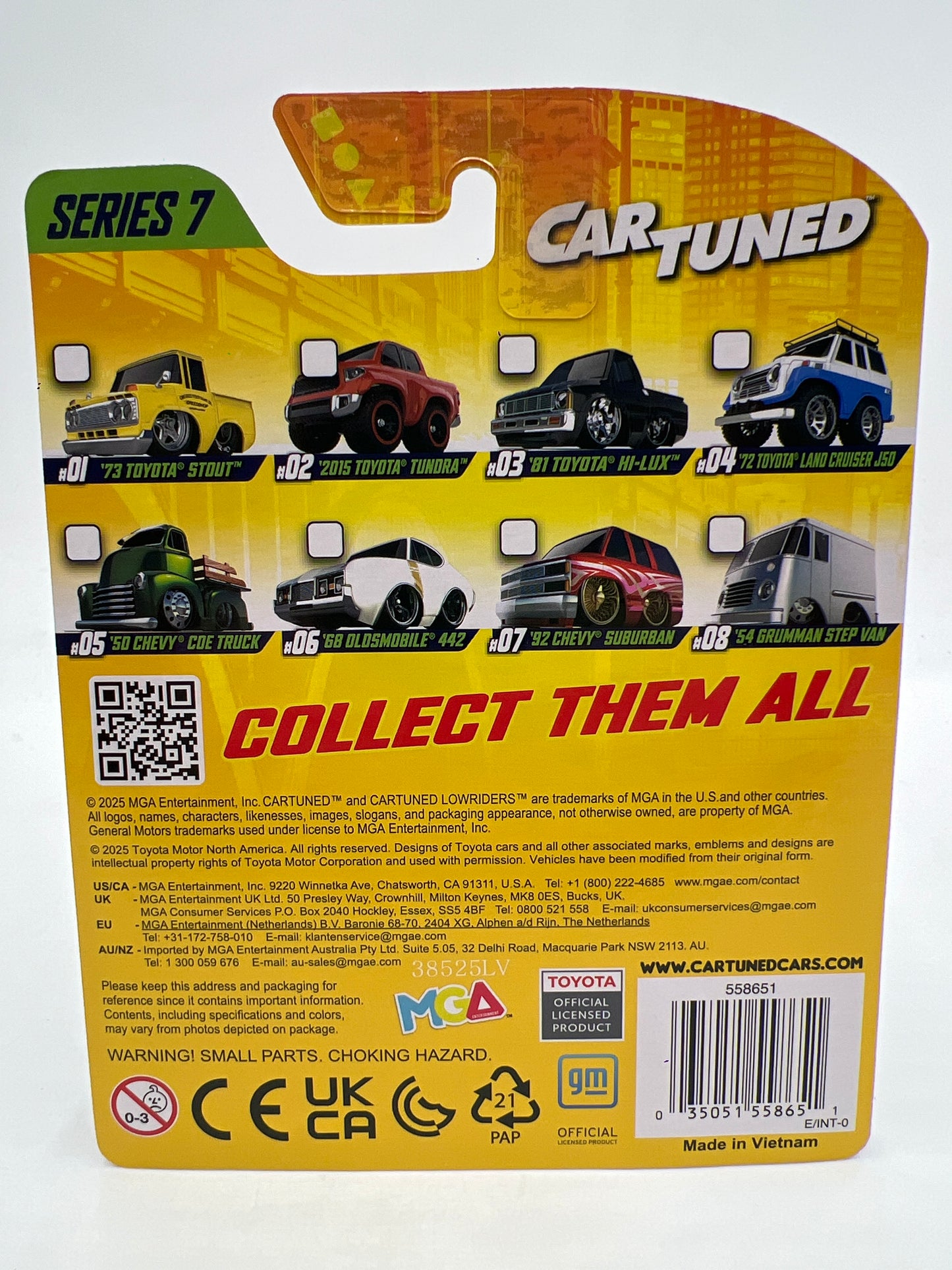 MGA Car Tuned Series 7 #7 92 Chevy Suburban Red