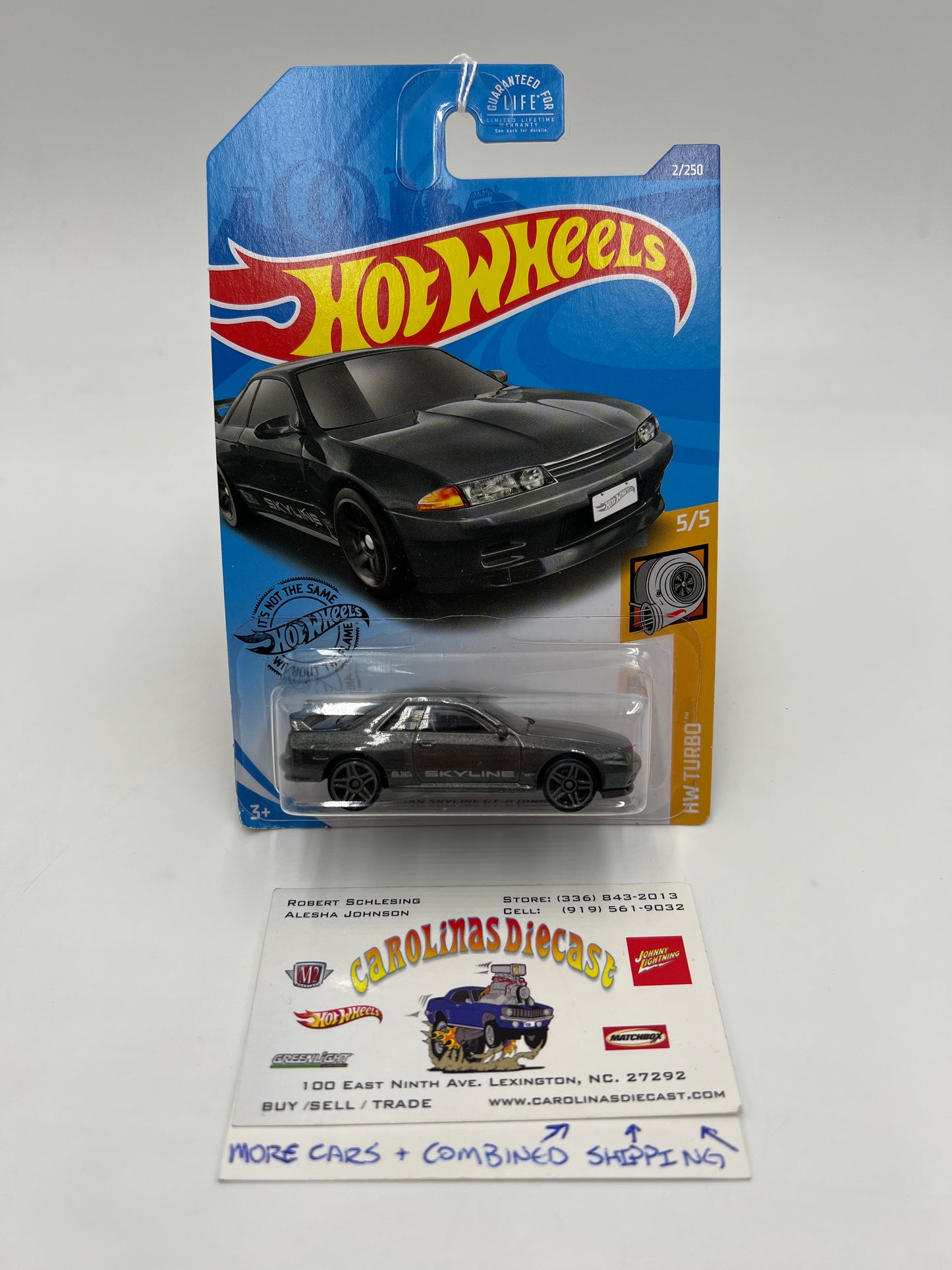 2020 Hot Wheels HW Turbo #2 Nissan Skyline GT-R R32 Gray 82E