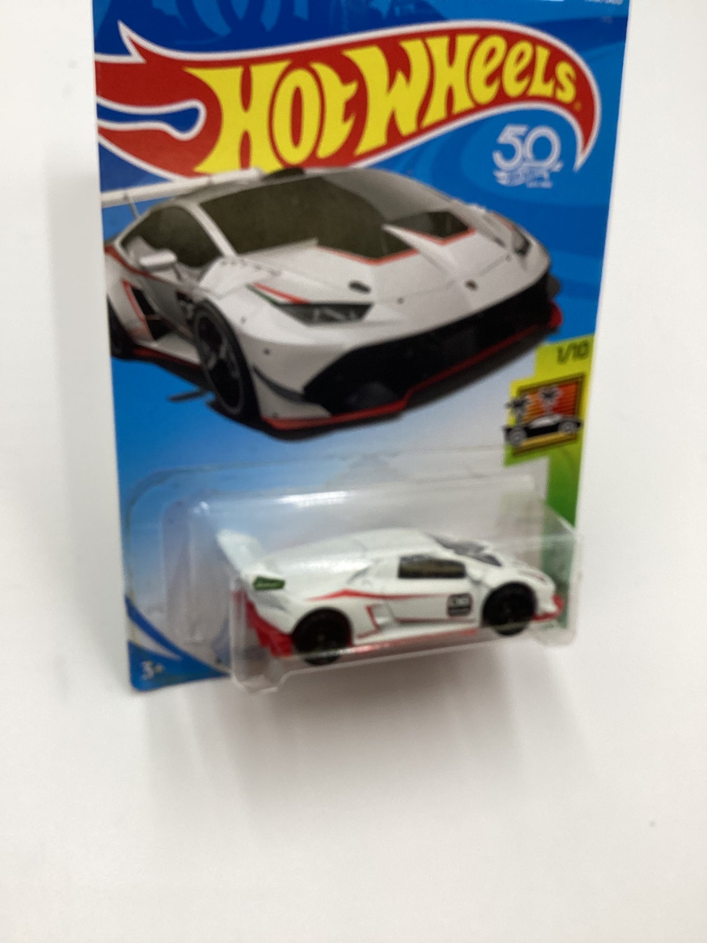 2018 Hot Wheels #150 Lamborghini Huracan LP 620-2 Super Trofeo White 101C