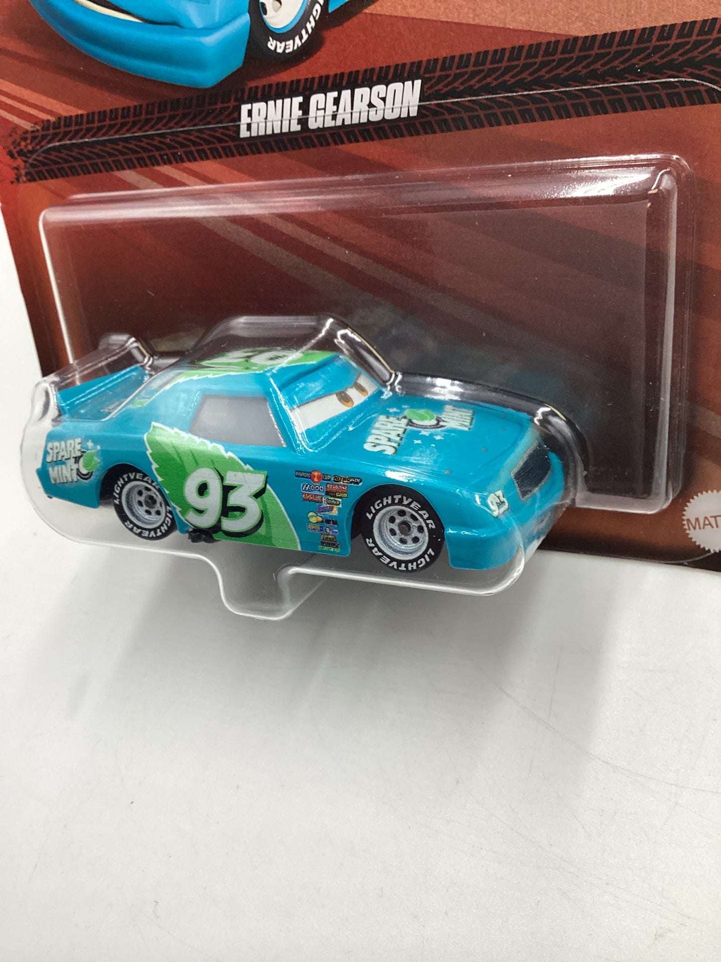2024 Pixar Cars Ernie Gearson #93 Spare Mint 137G